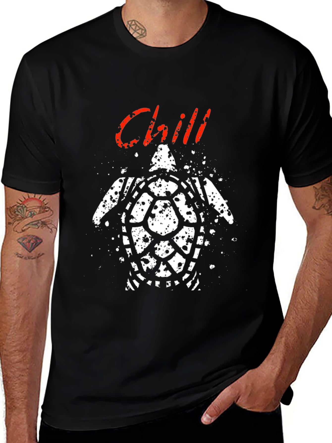 Chill Turtle Graphic Tee - Relaxed Fit