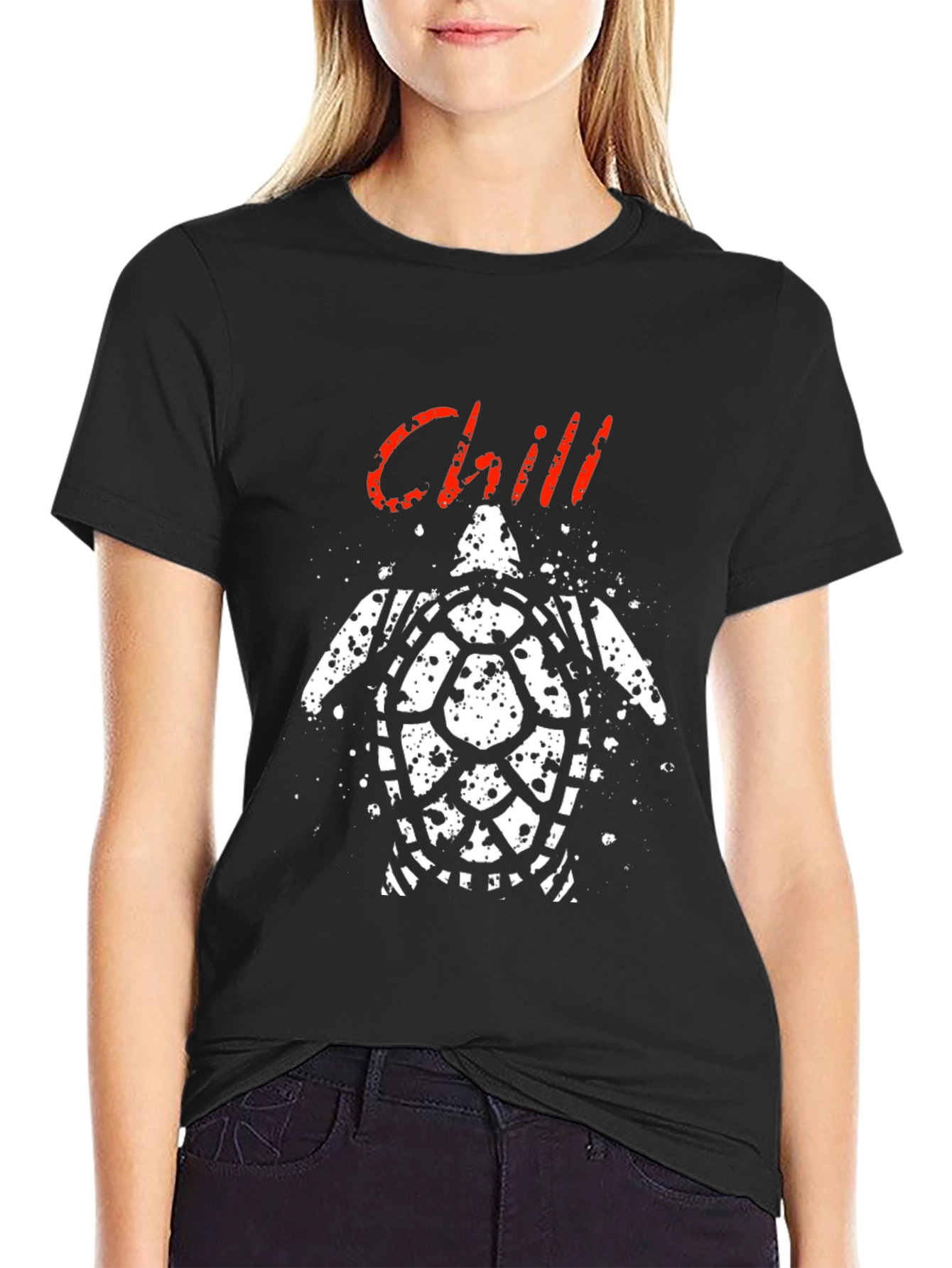 Chill Turtle Graphic Tee - Relaxed Fit