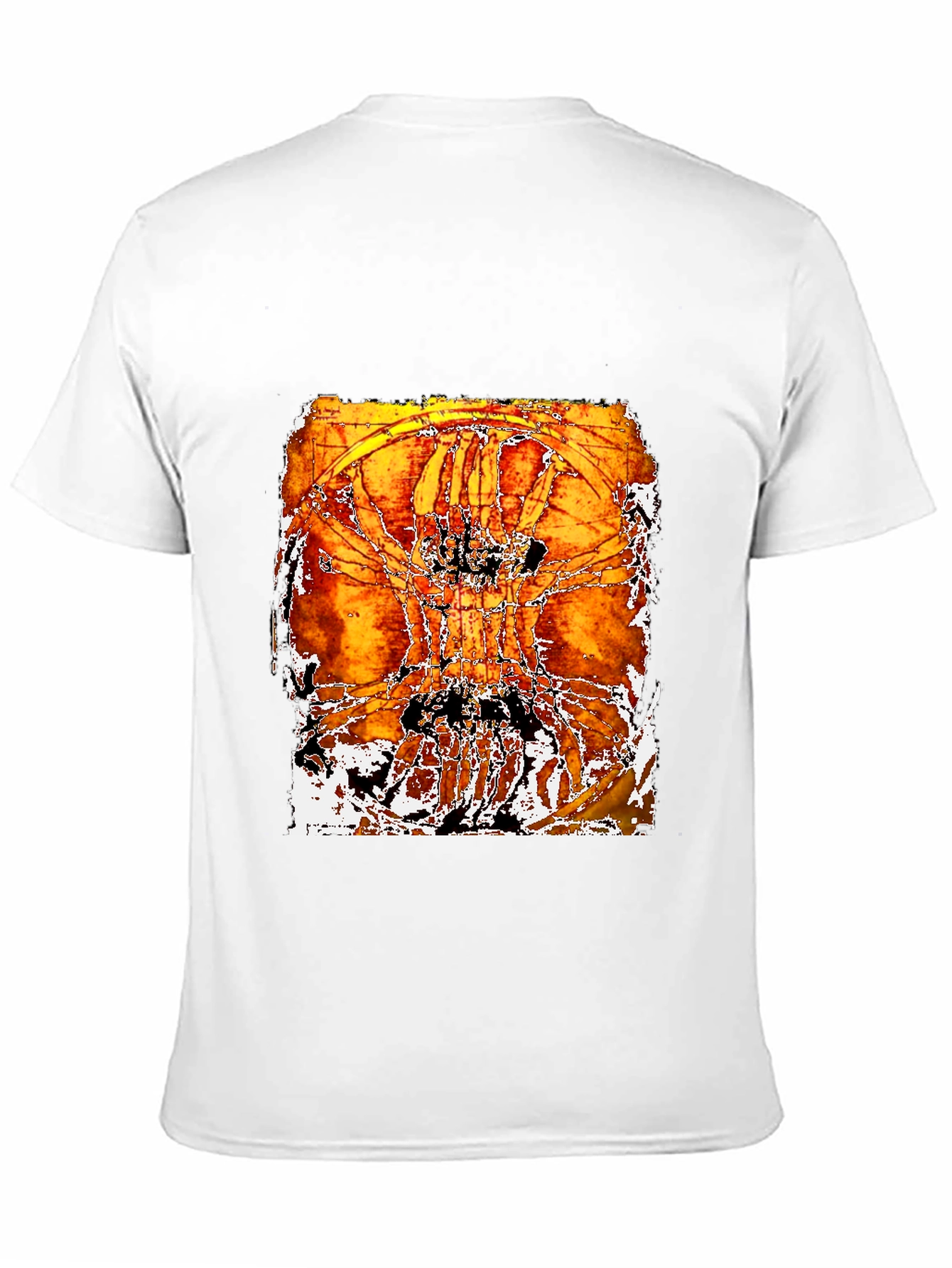 Abstract Art Print Black T-Shirt