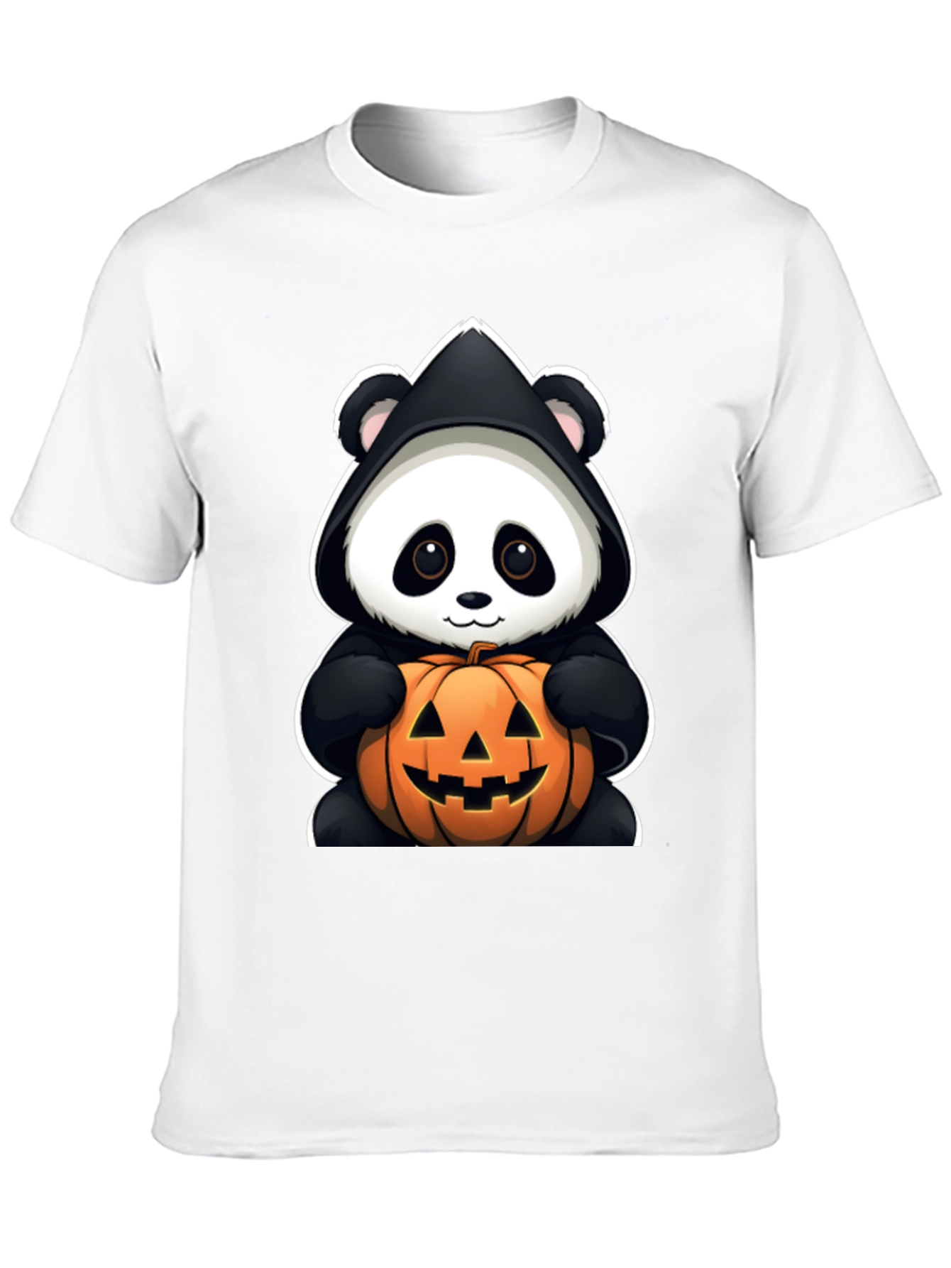 Panda Halloween Pumpkin T-Shirt