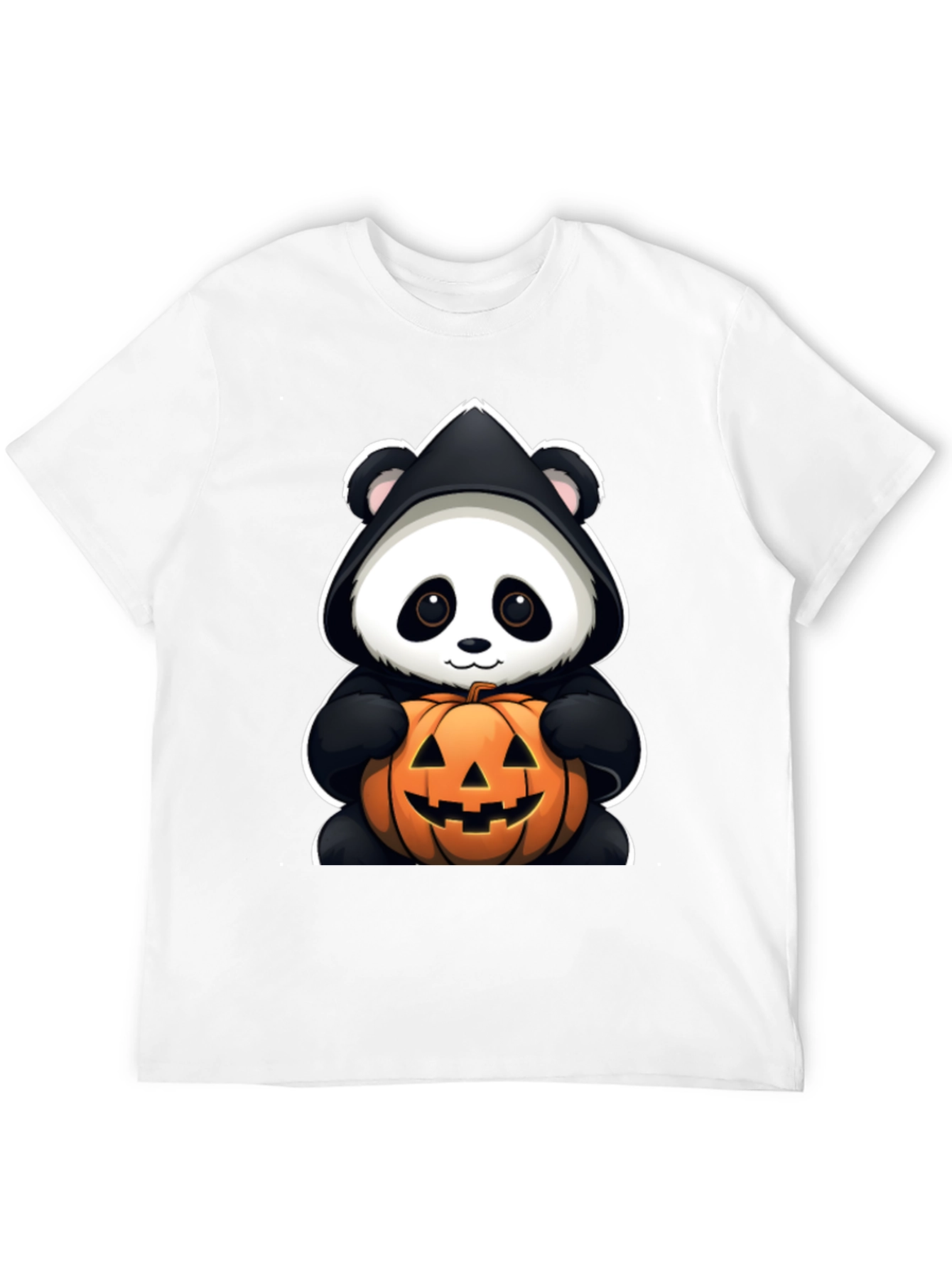 Panda Halloween Pumpkin T-Shirt