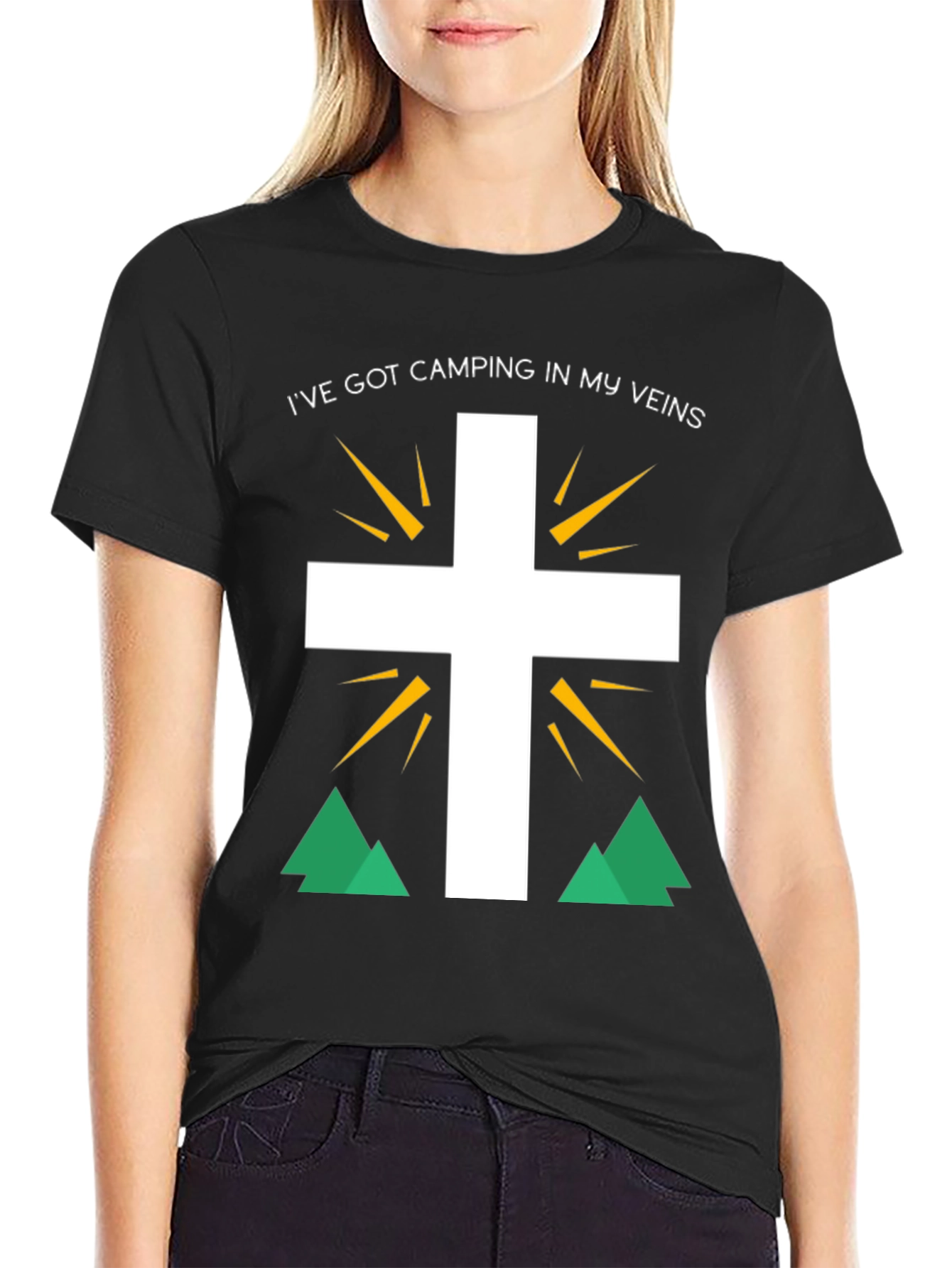 Camping in My Veins Graphic Tee