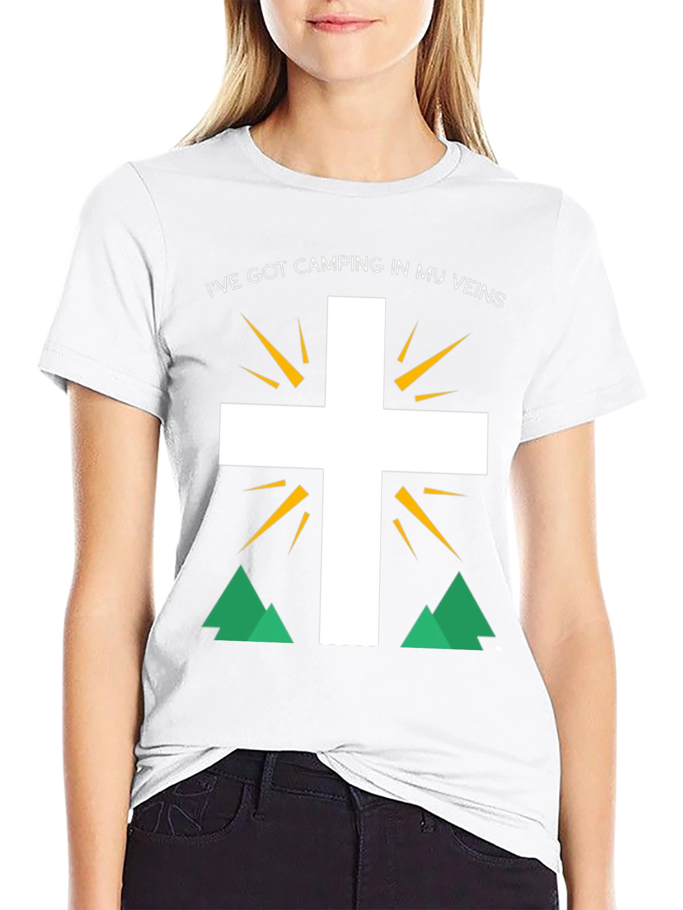Camping in My Veins Graphic Tee