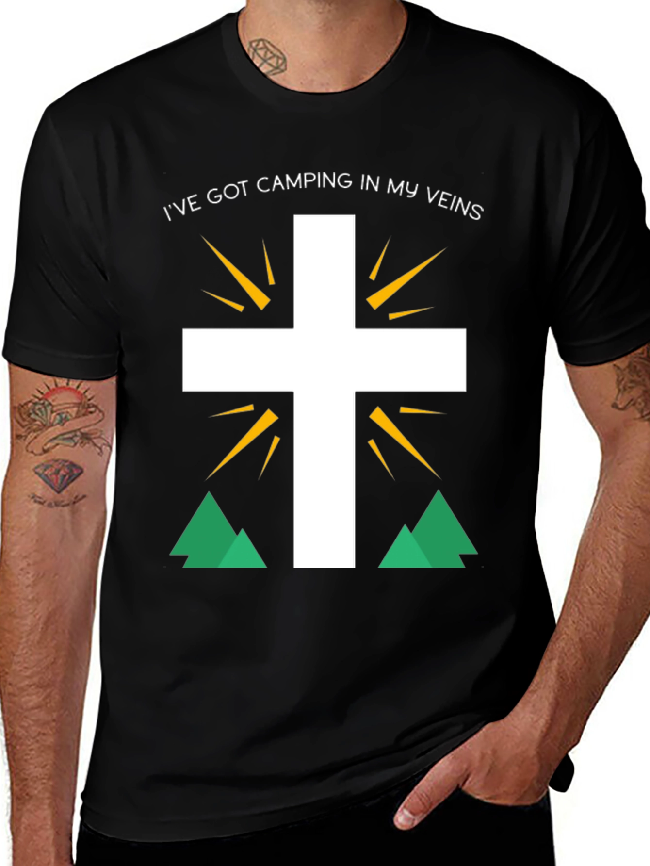 Camping in My Veins Graphic Tee