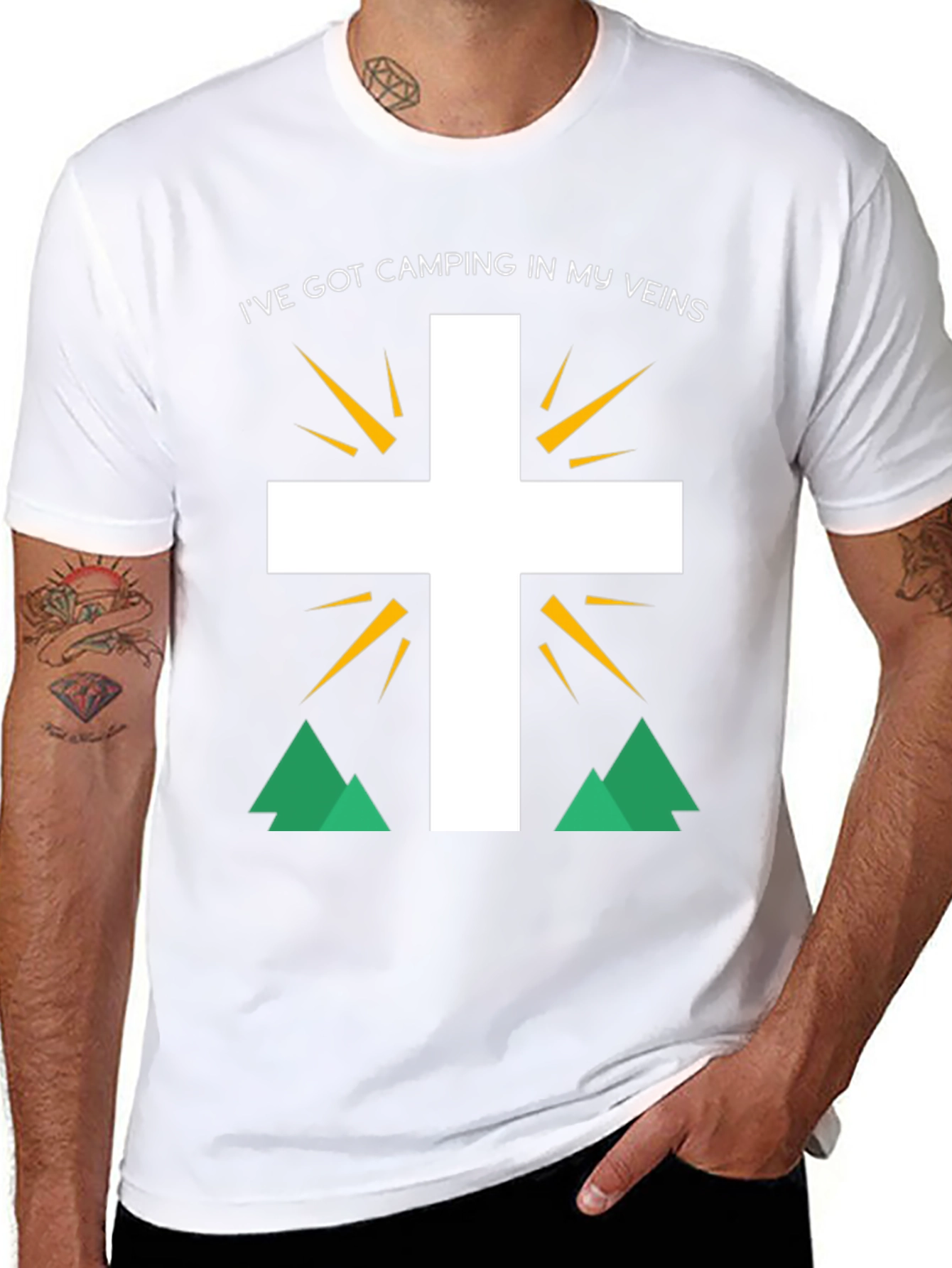 Camping in My Veins Graphic Tee