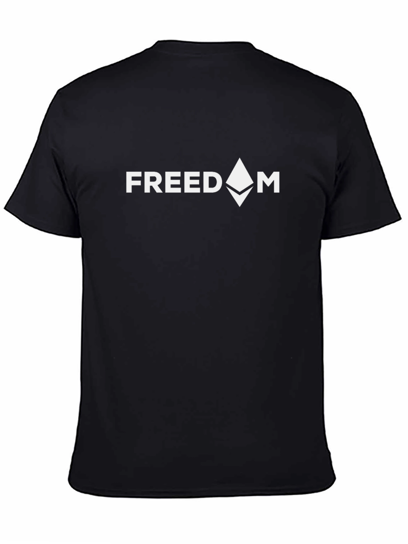 Freedom Ethereum T-Shirt - Crypto Enthusiast Tee