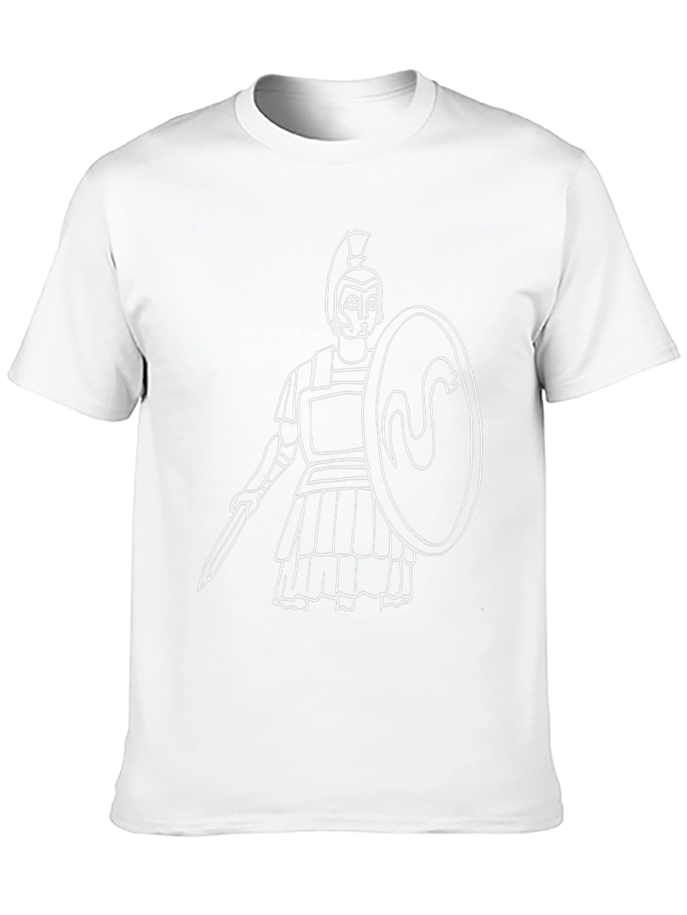 Warrior Graphic T-Shirt - Black