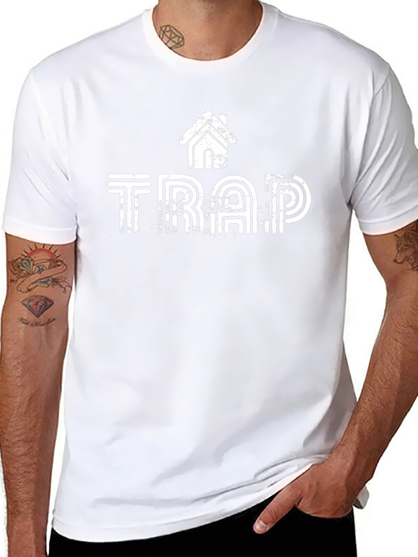 Trap House Graphic Tee - Urban Style