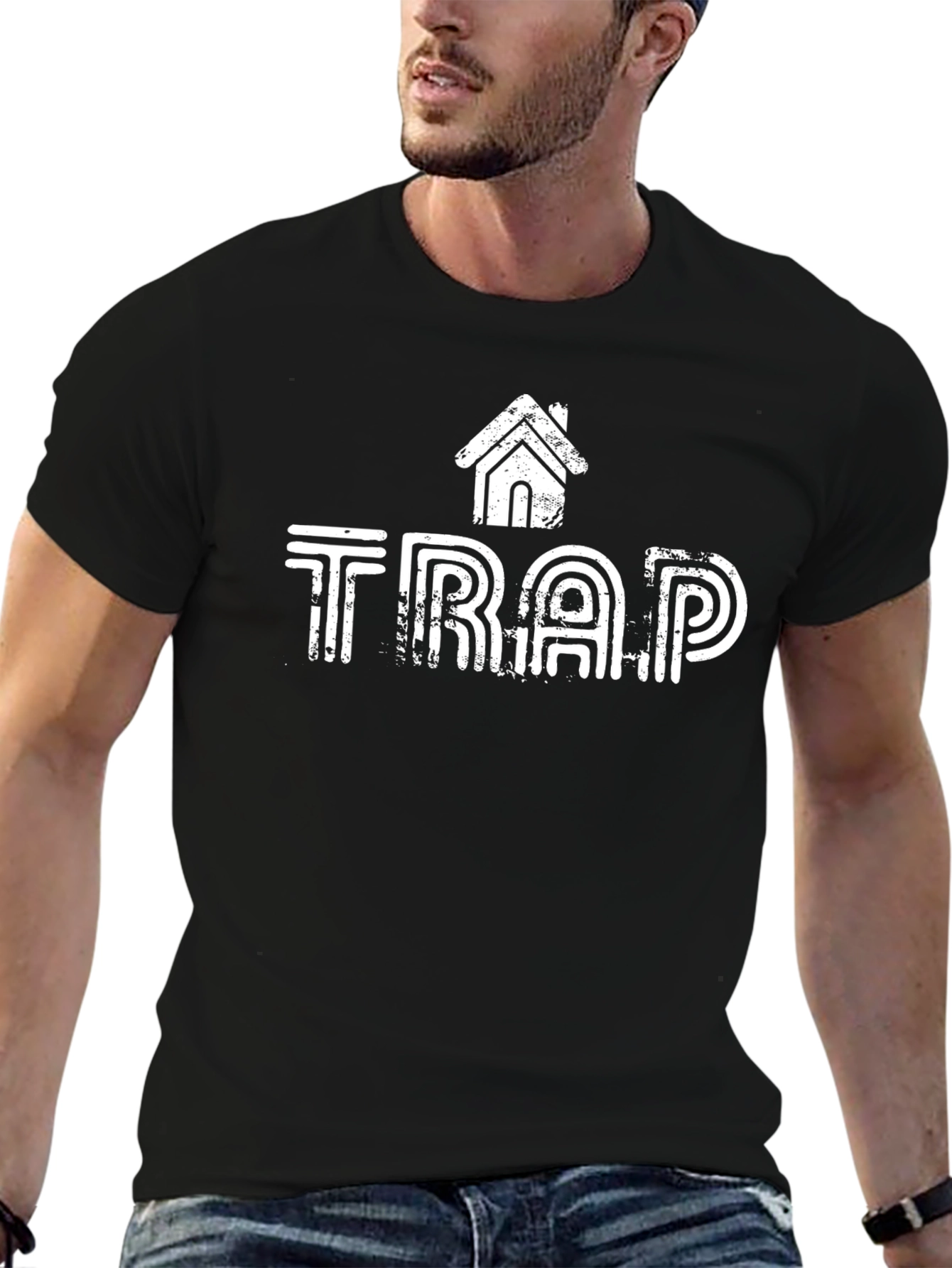 Trap House Graphic Tee - Urban Style
