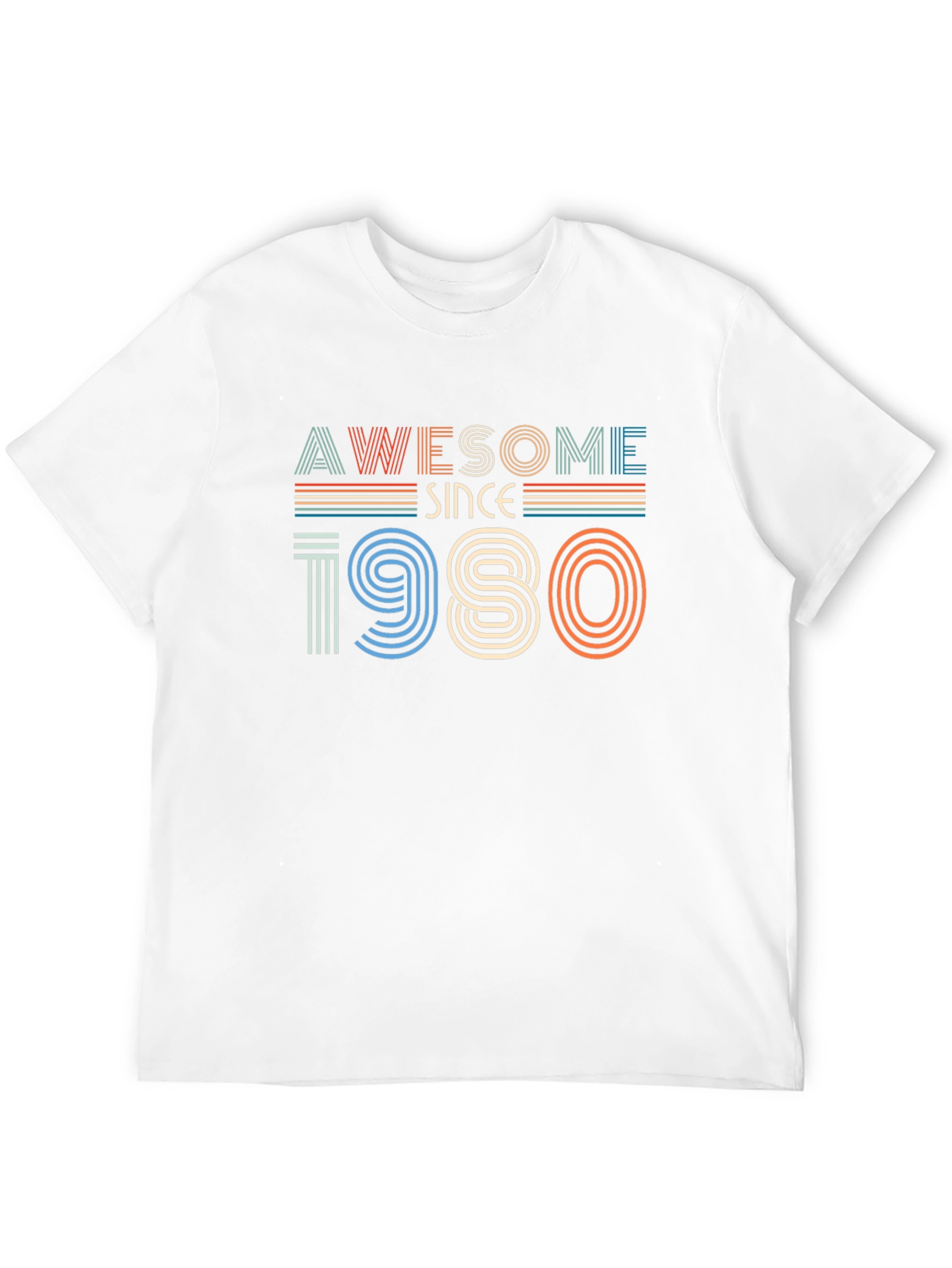 Awesome Since 1980 Graphic T-Shirt