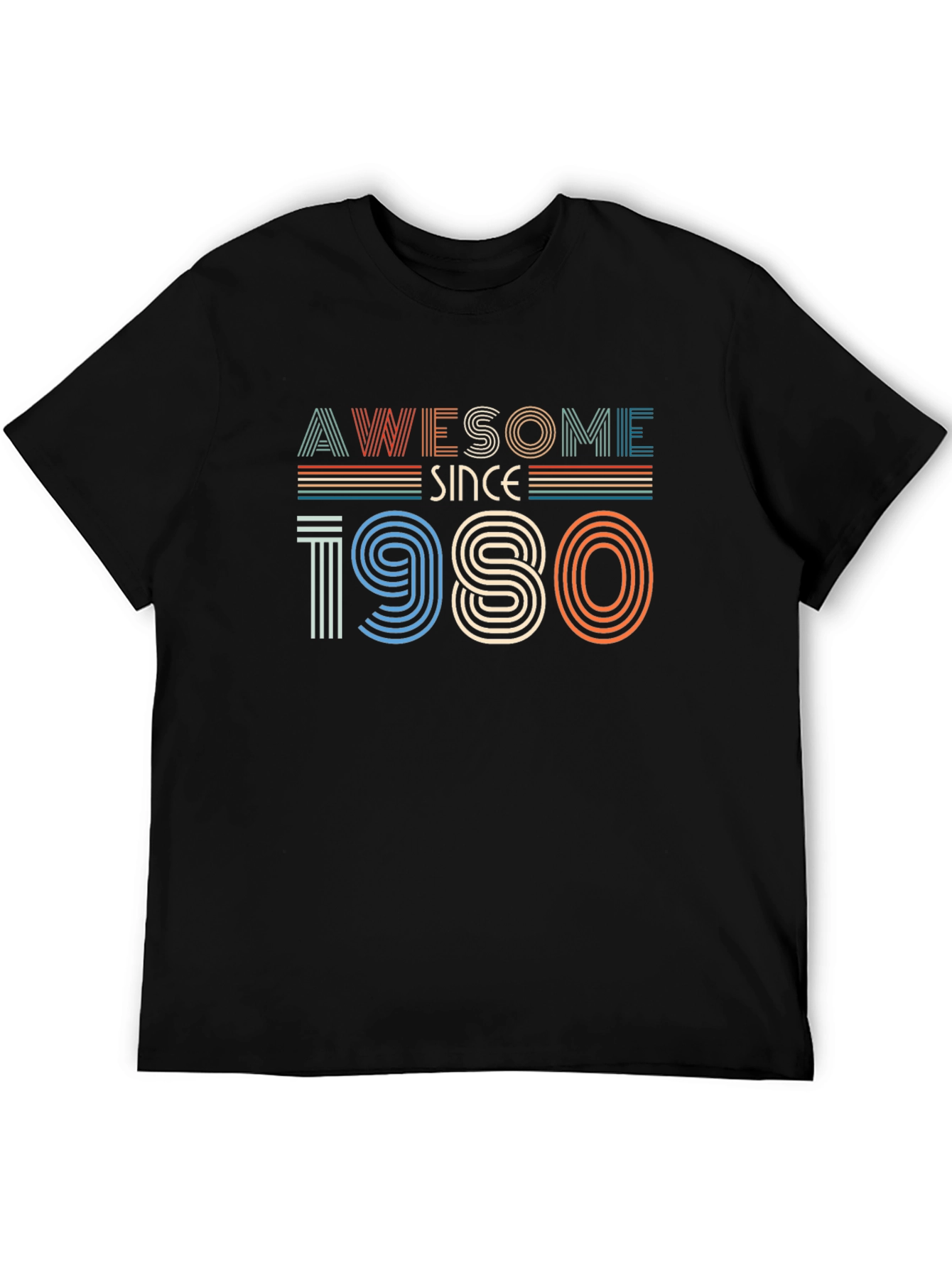 Awesome Since 1980 Graphic T-Shirt