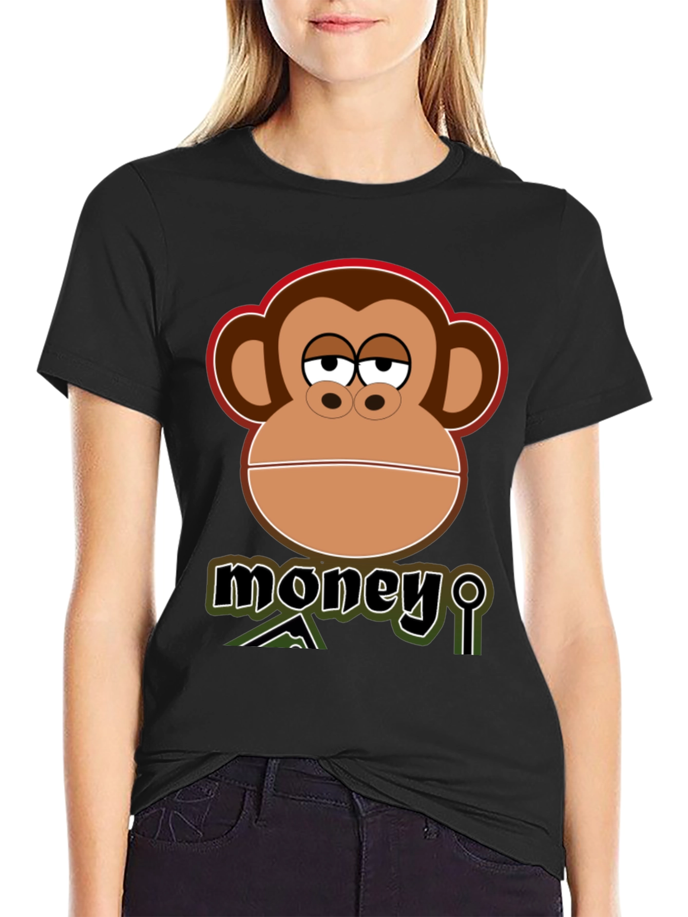 Money Monkey Graphic T-Shirt - Cool Design
