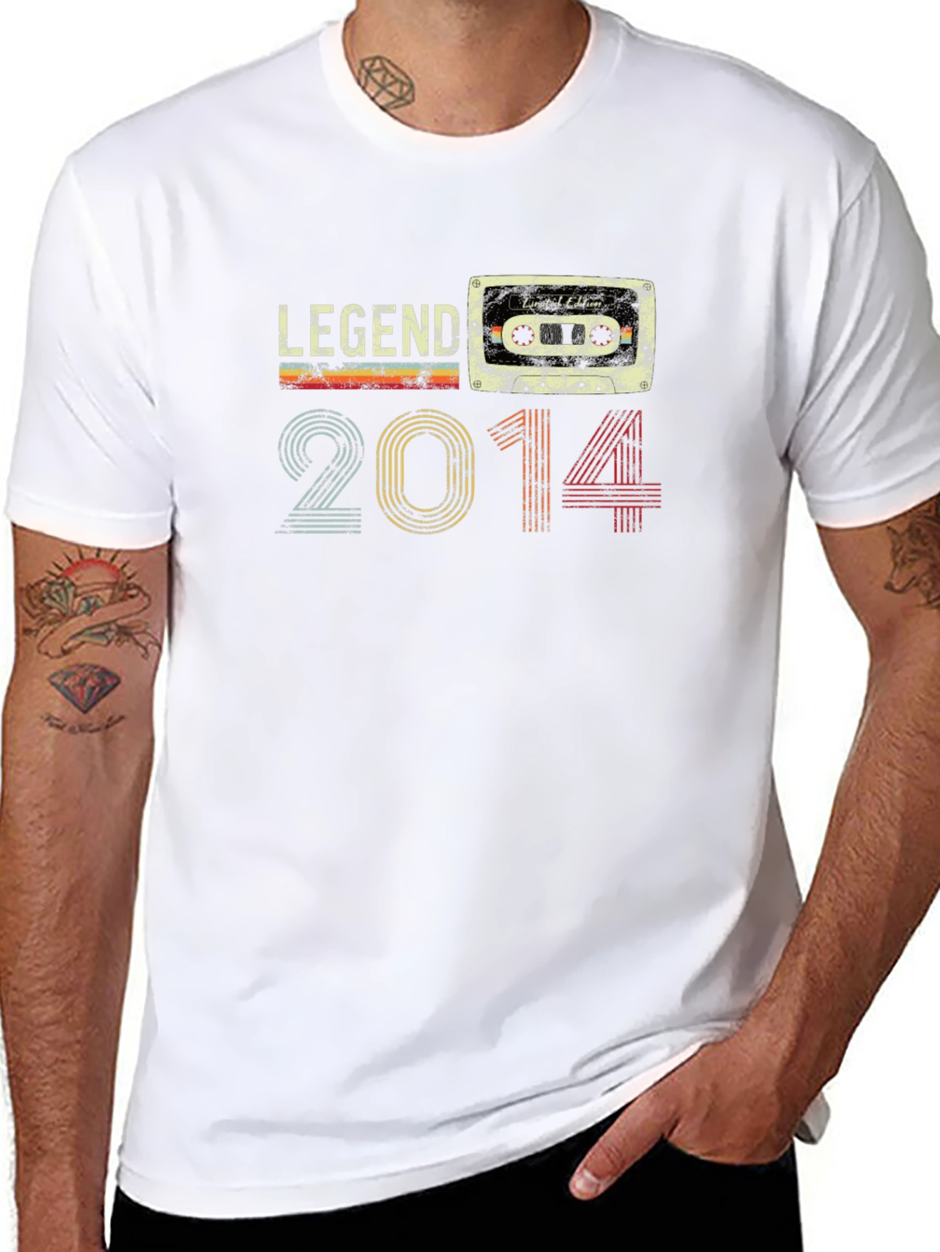 Legend 2014 Cassette Tape Graphic T-Shirt