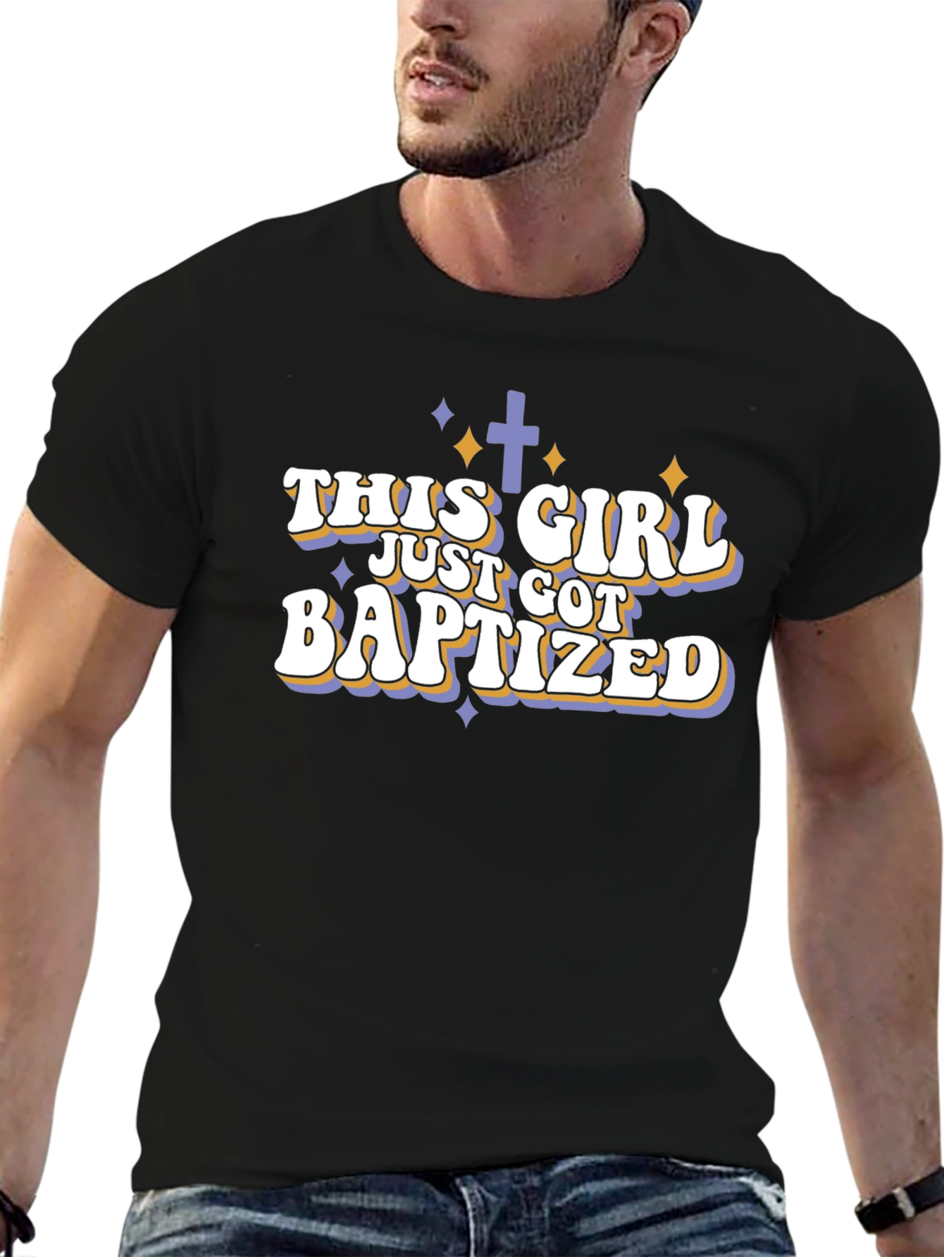 This Girl Just Got Baptized Christian T-Shirt