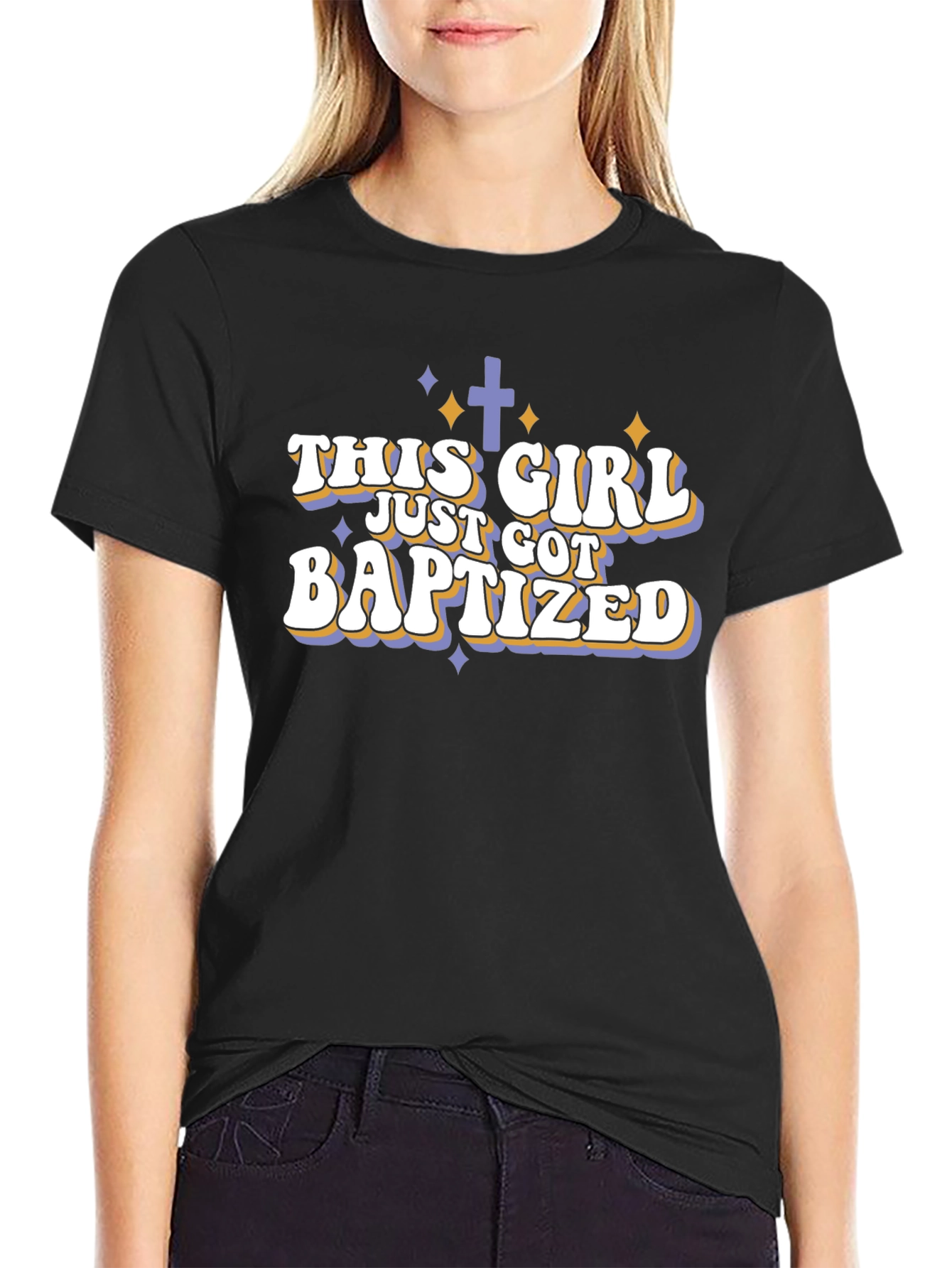 This Girl Just Got Baptized Christian T-Shirt