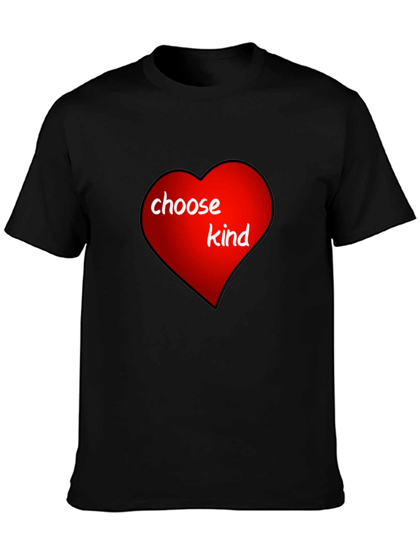 Choose Kind Heart T-Shirt - Spread Positivity