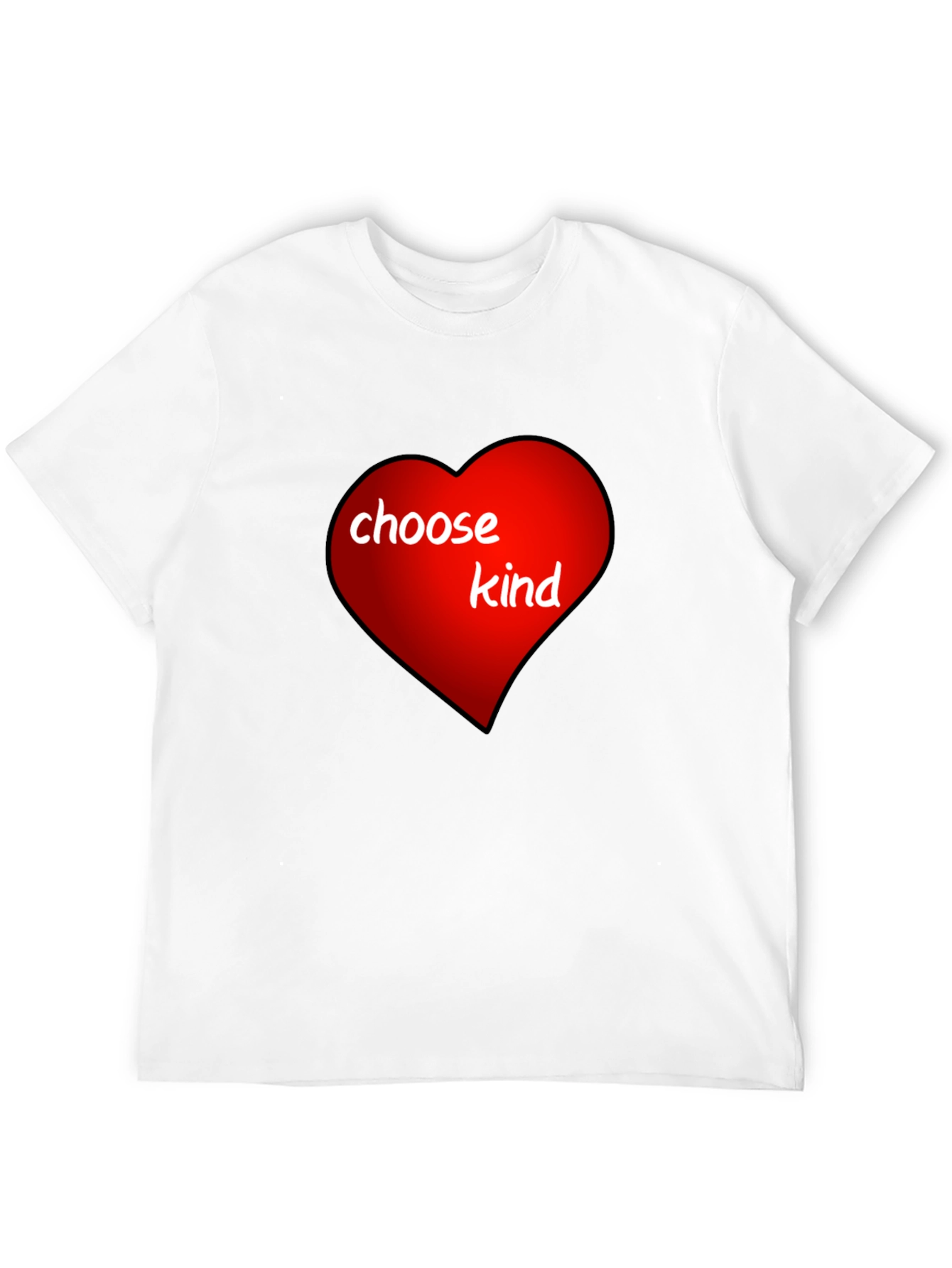 Choose Kind Heart T-Shirt - Spread Positivity