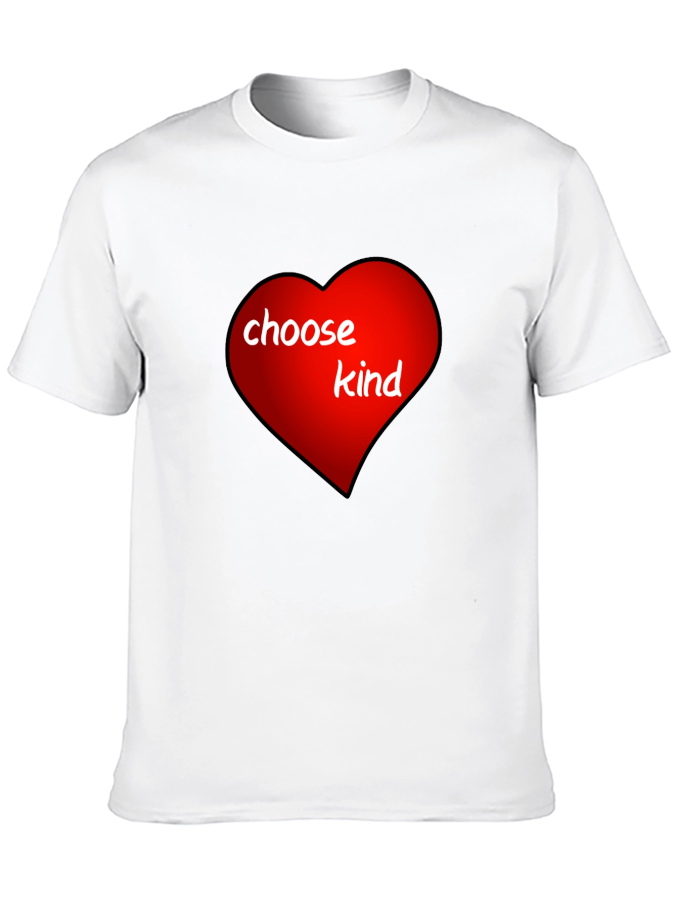 Choose Kind Heart T-Shirt - Spread Positivity