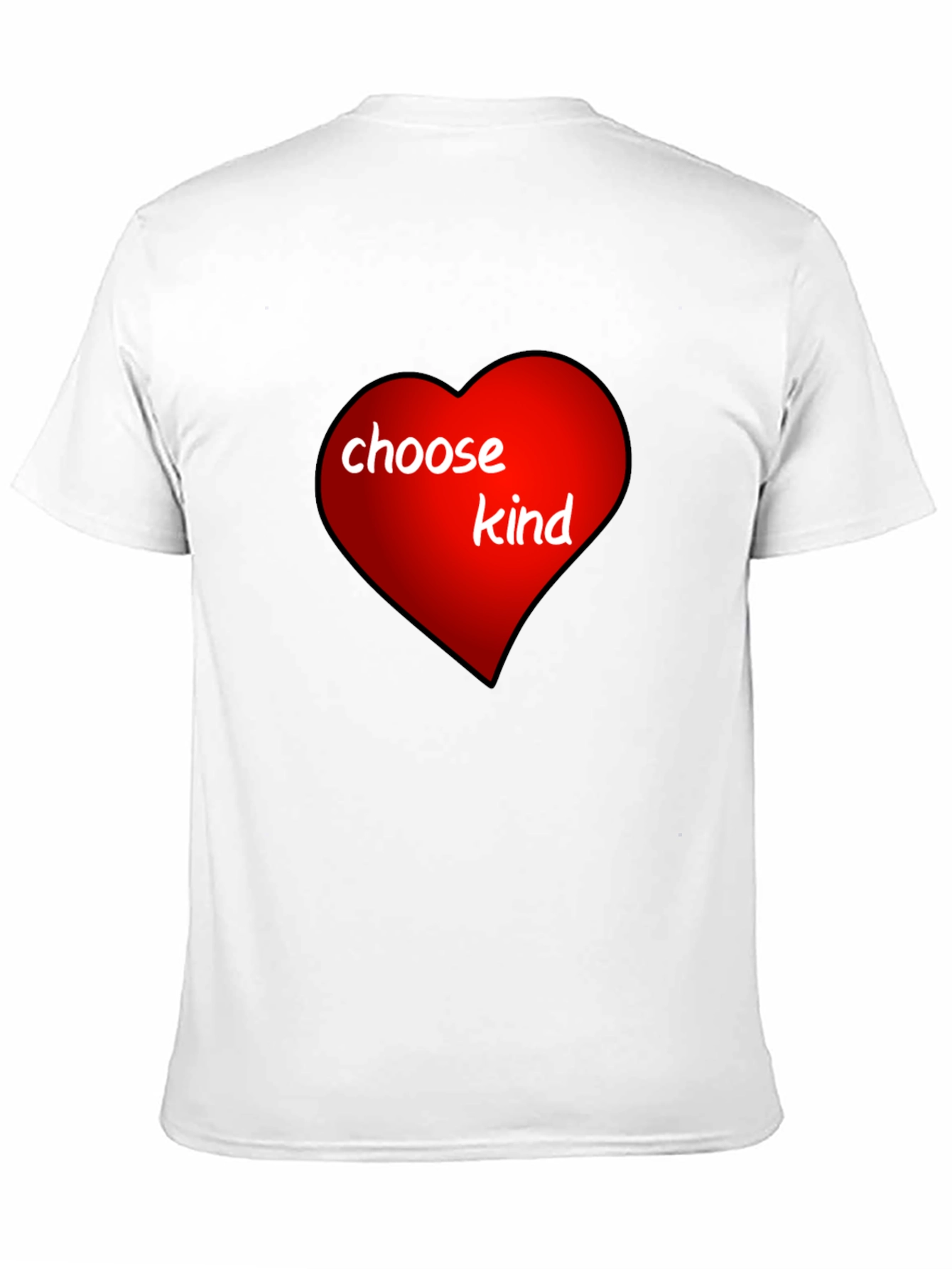Choose Kind Heart T-Shirt - Spread Positivity
