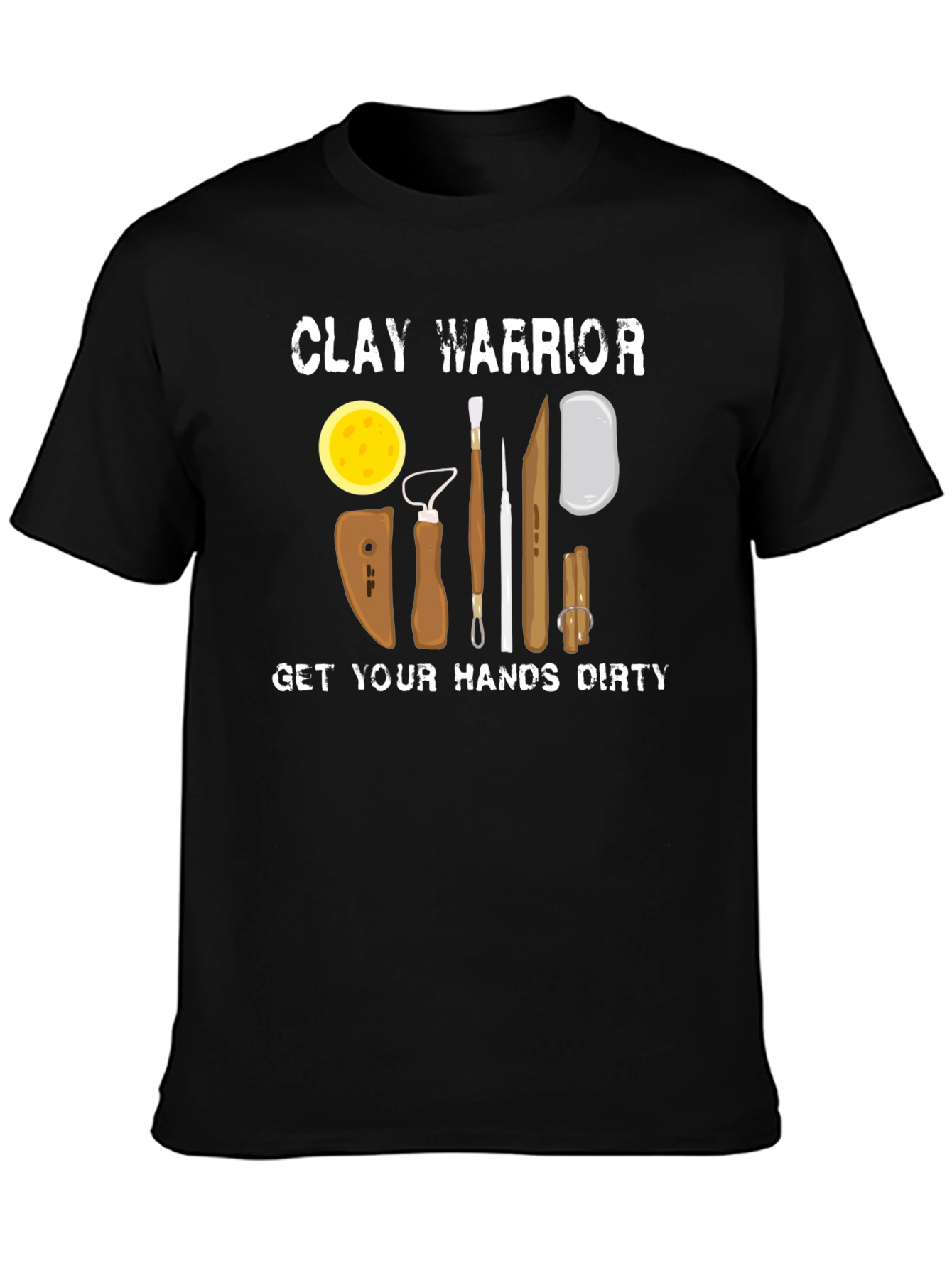 Clay Warrior T-Shirt Pottery Lover Gift