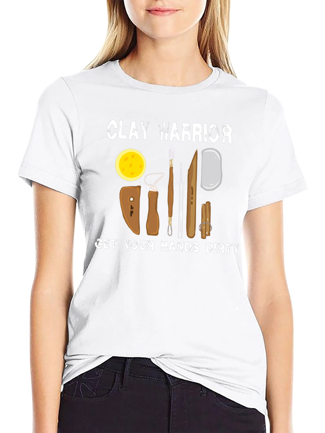 Clay Warrior T-Shirt Pottery Lover Gift