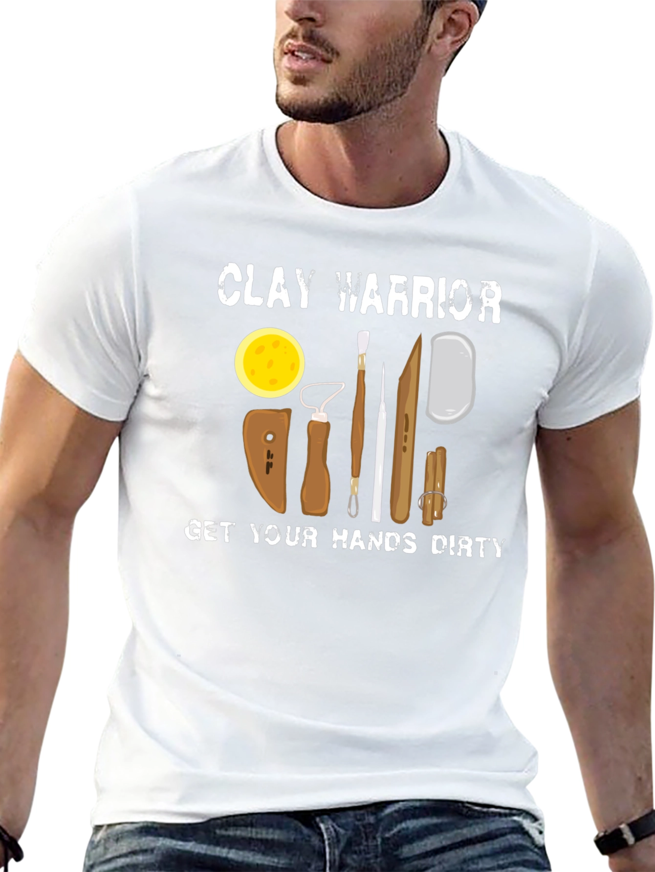 Clay Warrior T-Shirt Pottery Lover Gift
