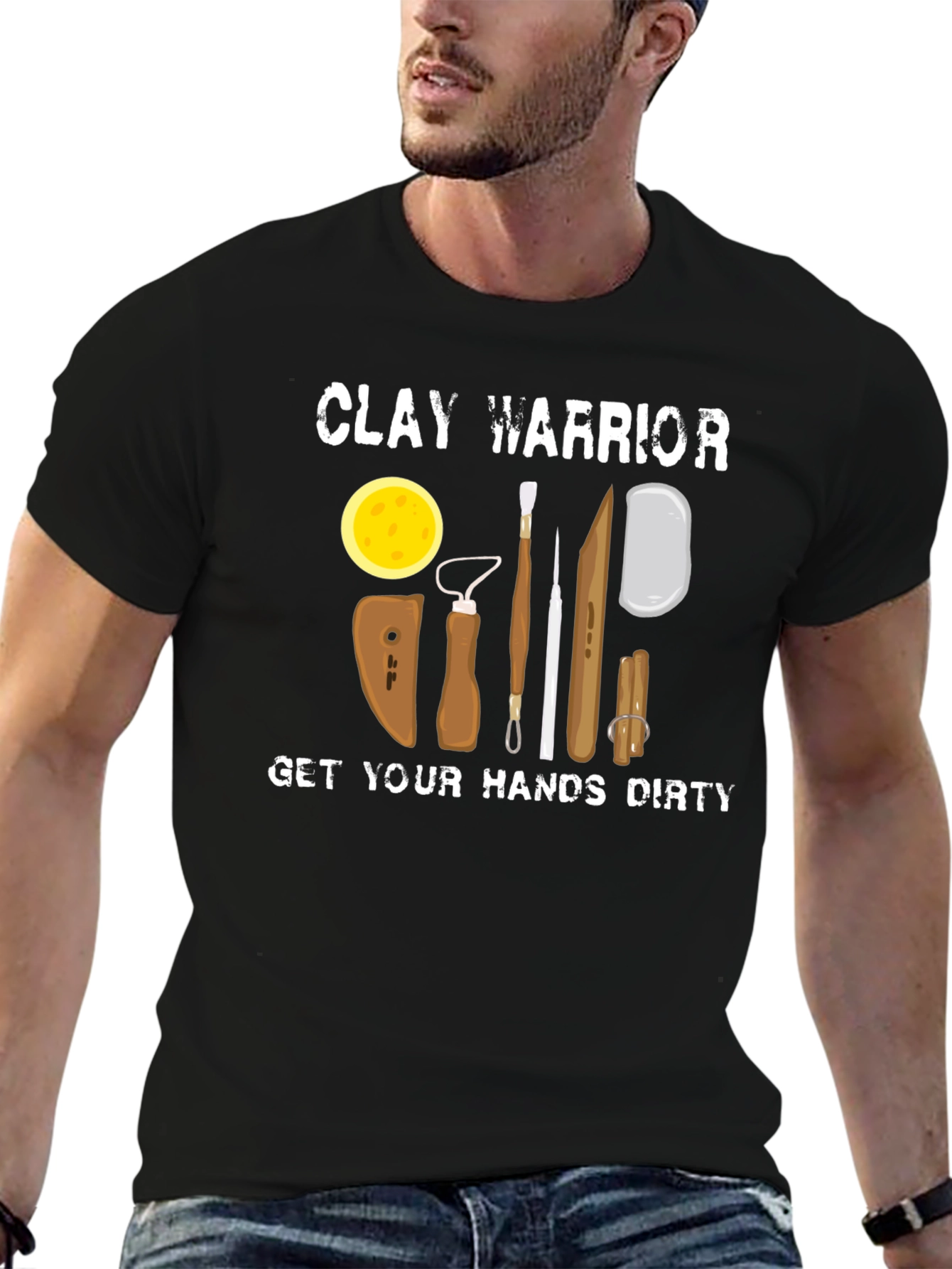 Clay Warrior T-Shirt Pottery Lover Gift