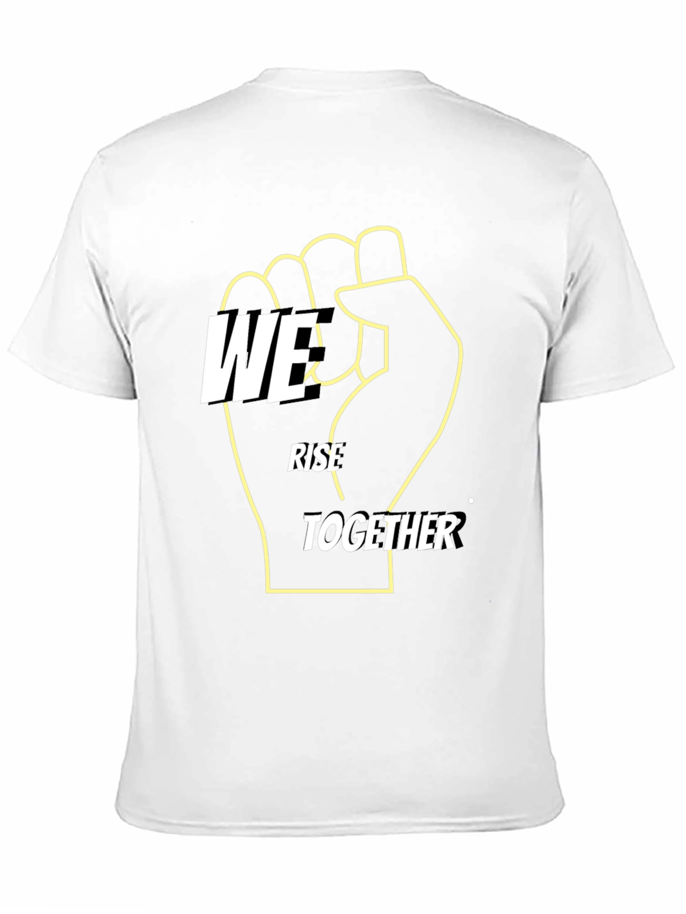 We Rise Together Graphic Tee - Black
