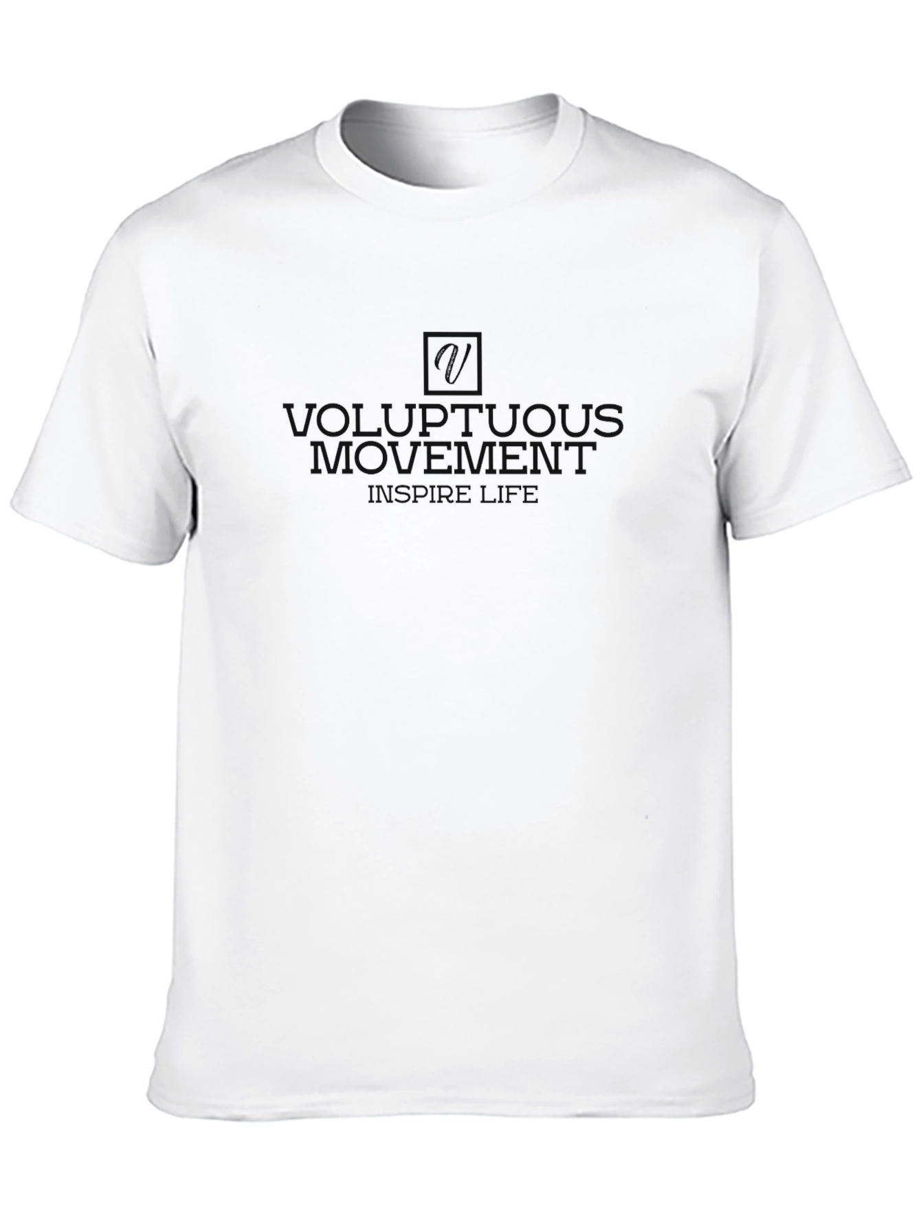 Voluptuous Movement Black Graphic Tee