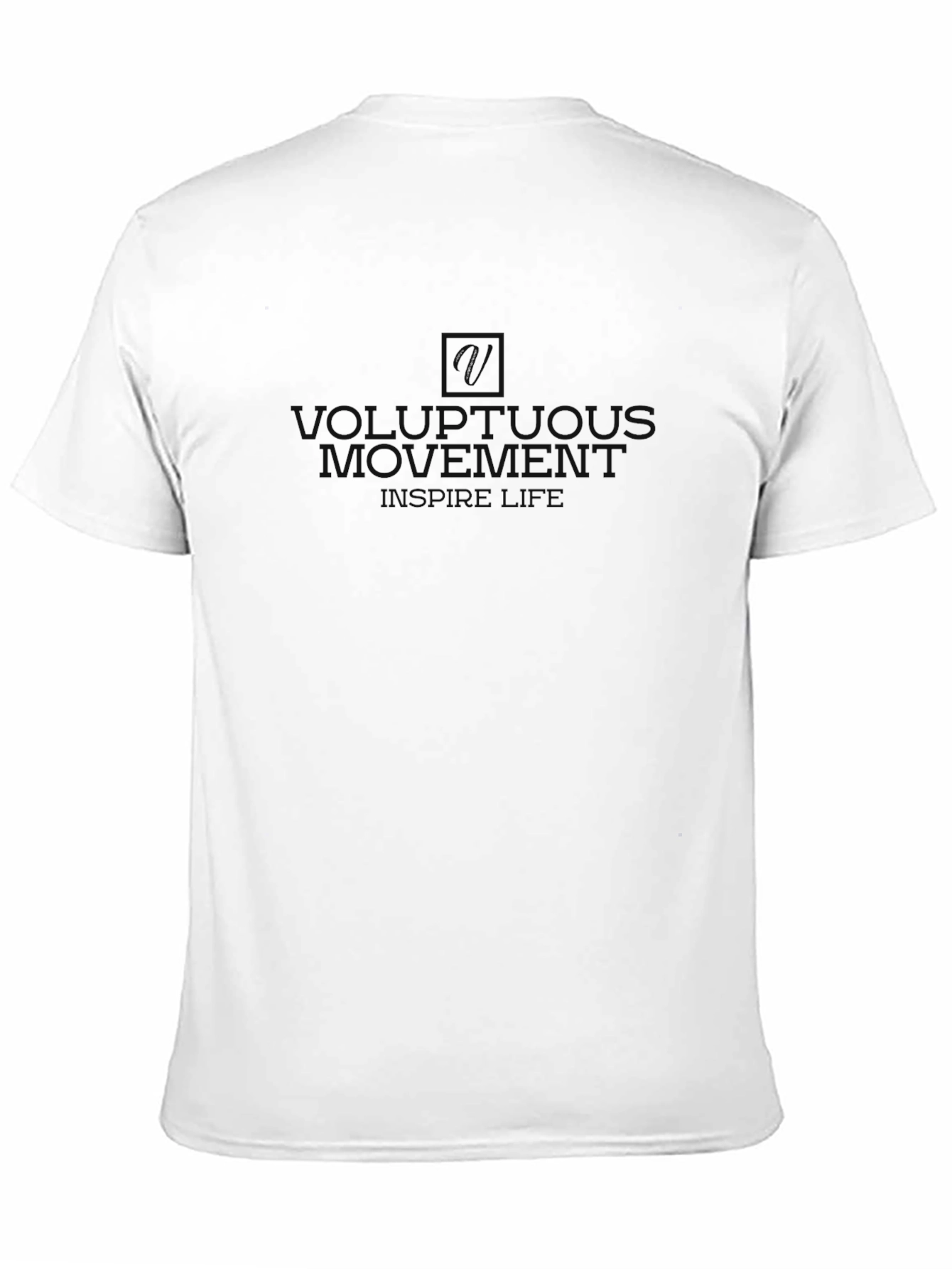 Voluptuous Movement Black Graphic Tee