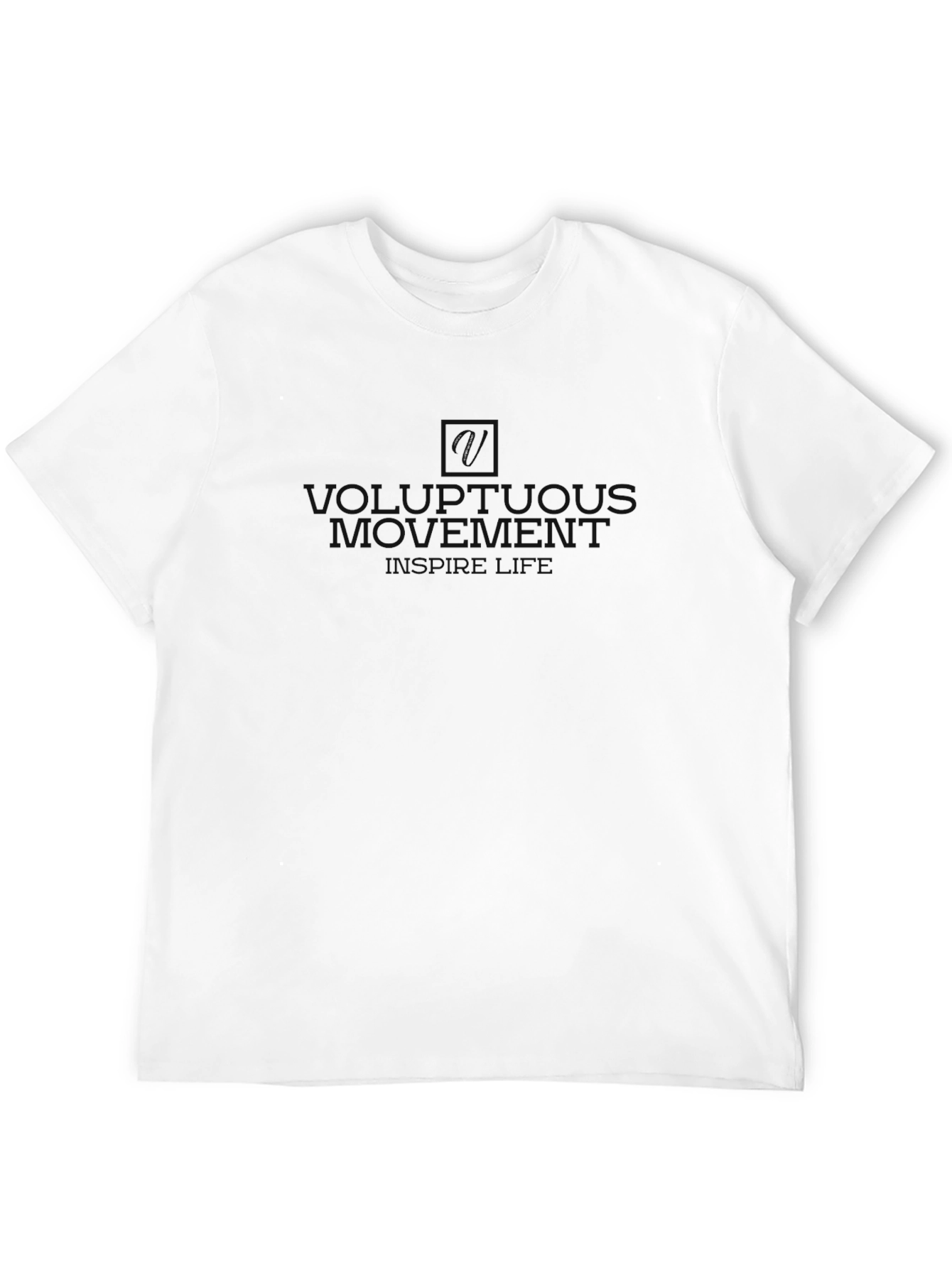 Voluptuous Movement Black Graphic Tee