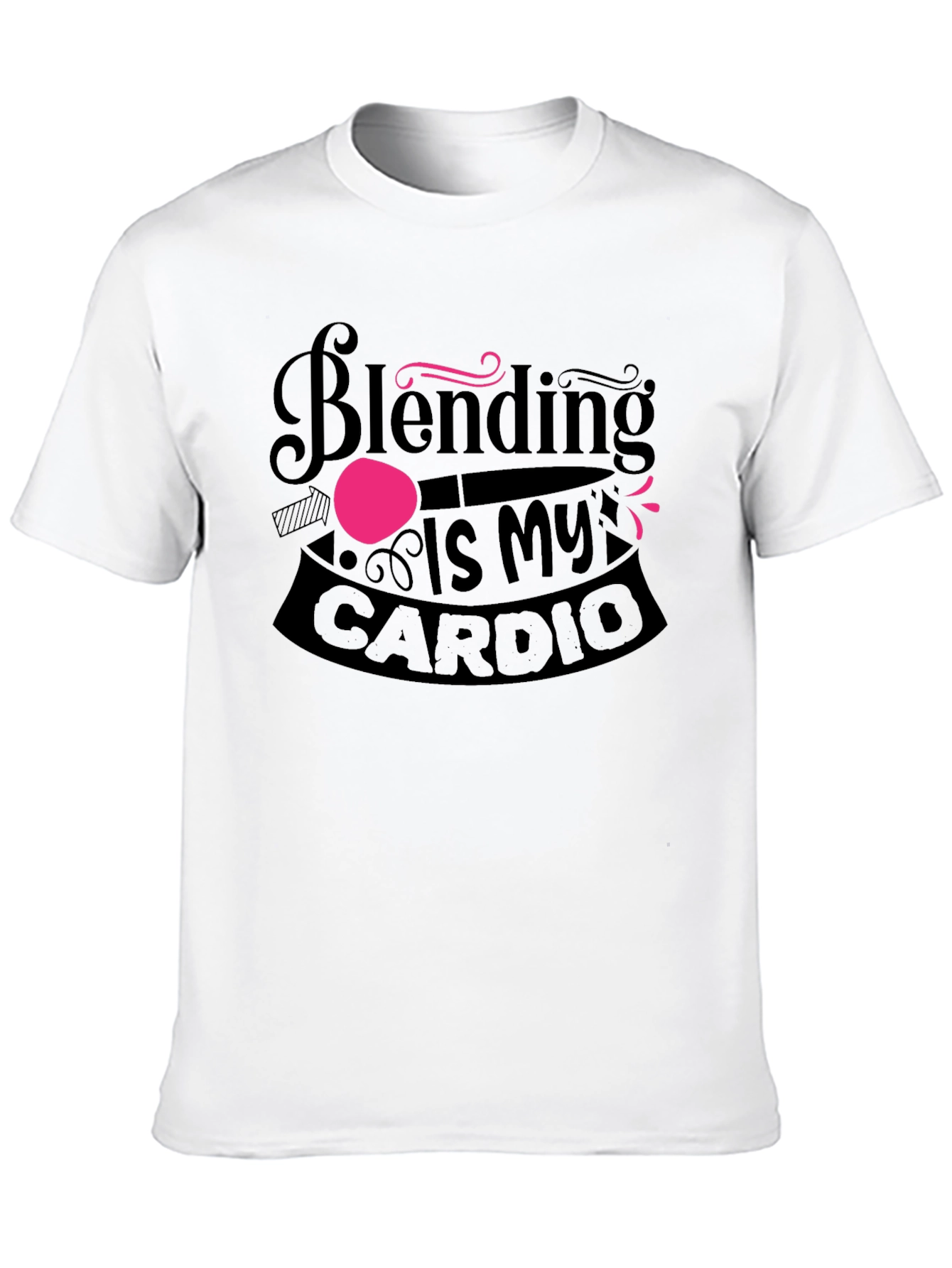 Blending Is My Cardio Funny Workout T-Shirt