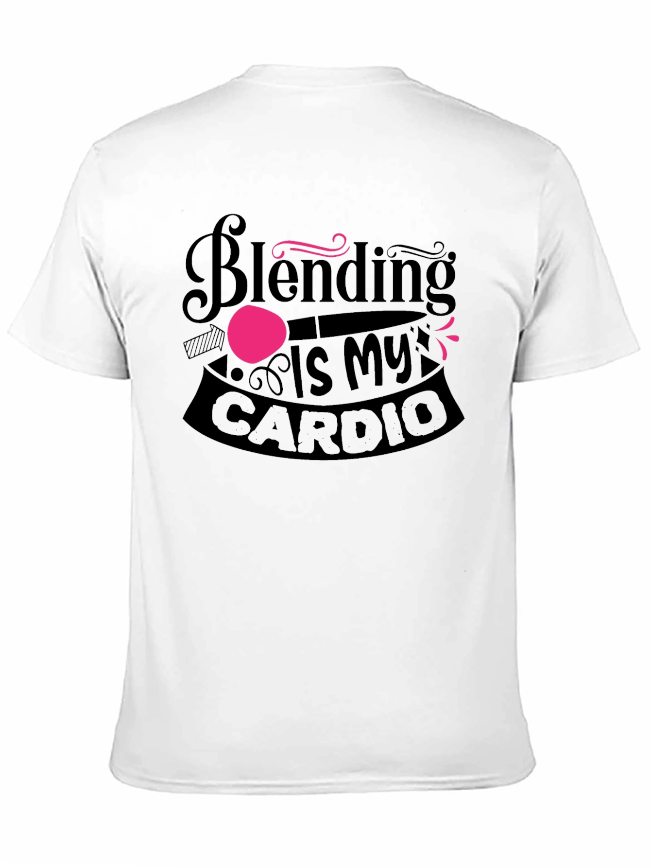 Blending Is My Cardio Funny Workout T-Shirt