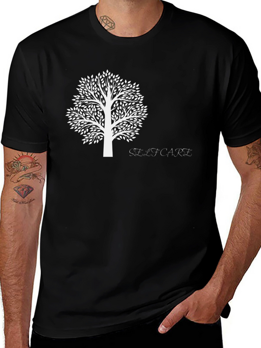 Black Tree of Life Graphic Tee - Self-Care Shirt