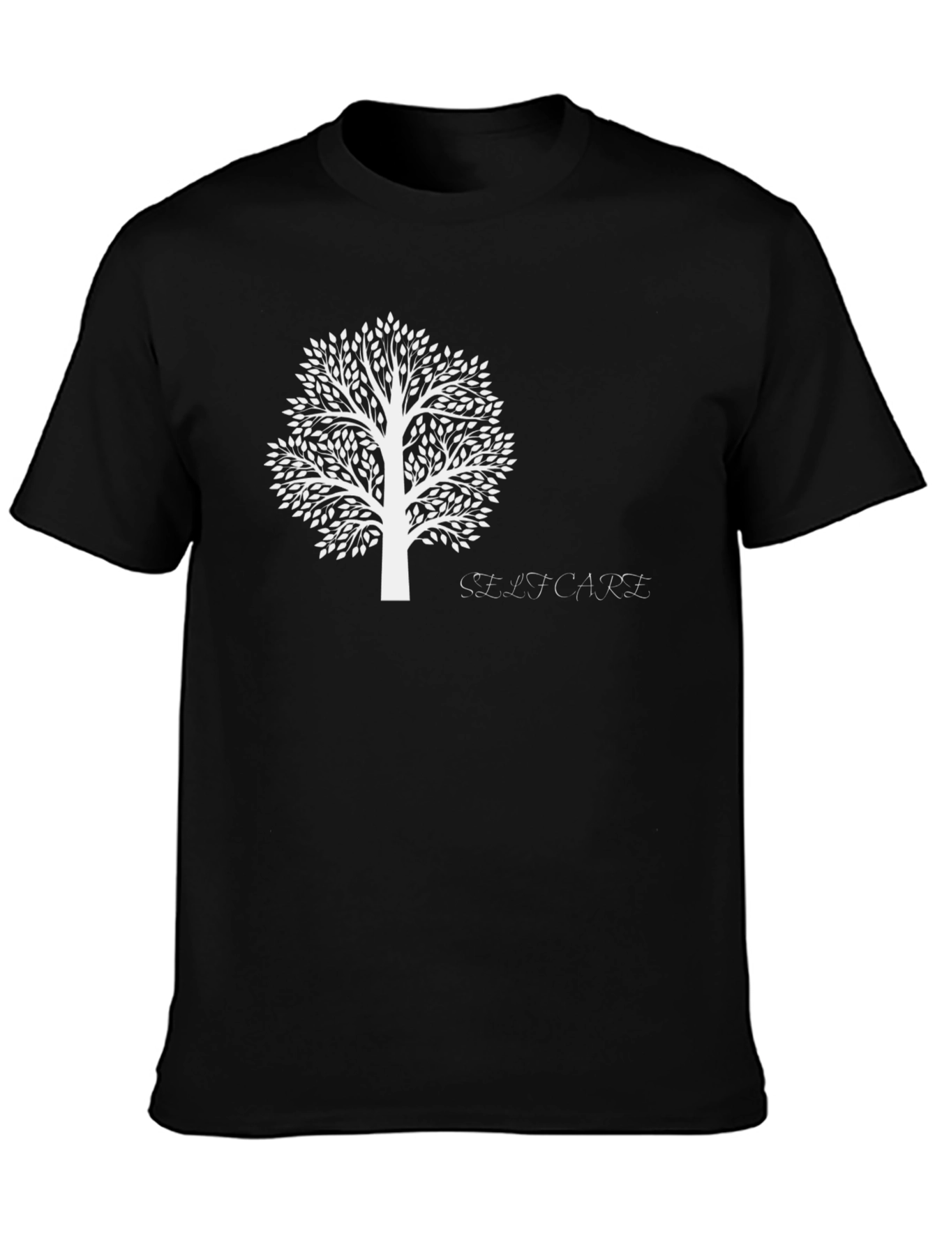 Black Tree of Life Graphic Tee - Self-Care Shirt