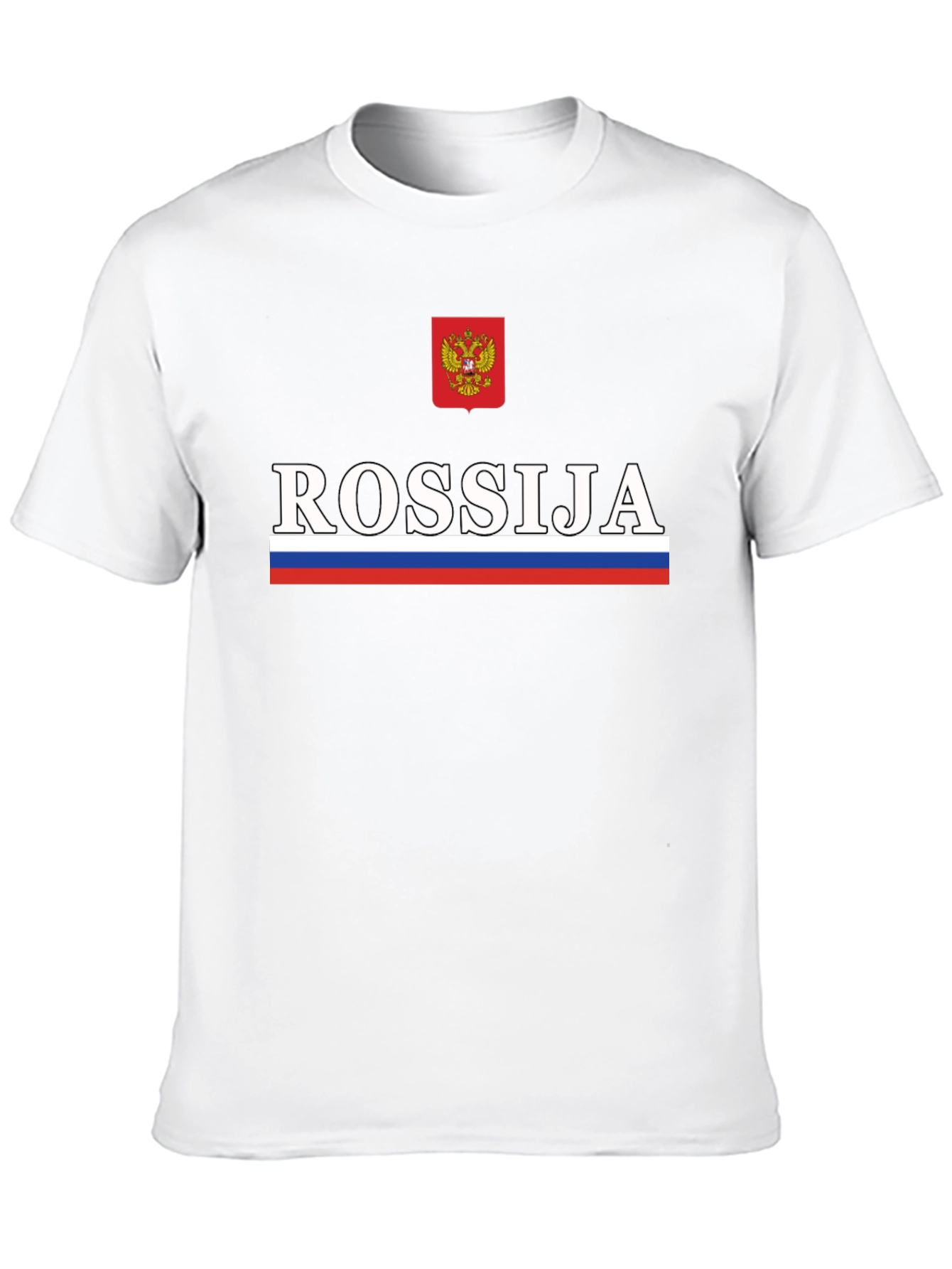 Rossija Russia T-Shirt - Black Patriotic Tee