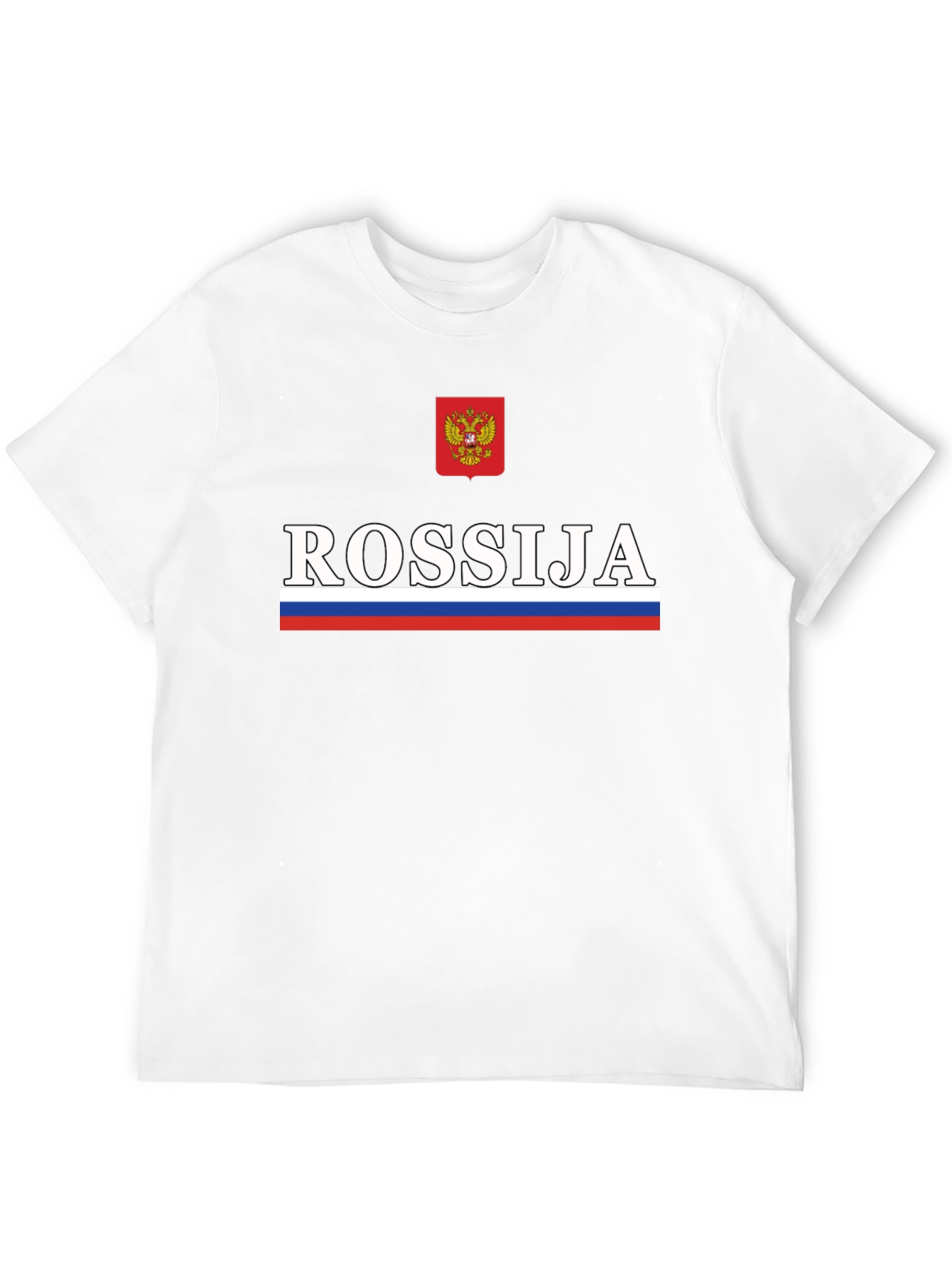 Rossija Russia T-Shirt - Black Patriotic Tee