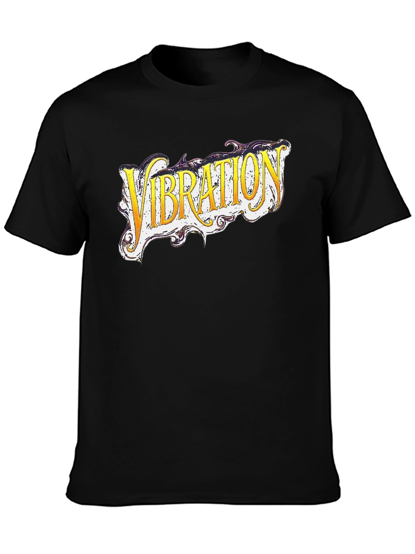Vibration Graphic Black T-Shirt