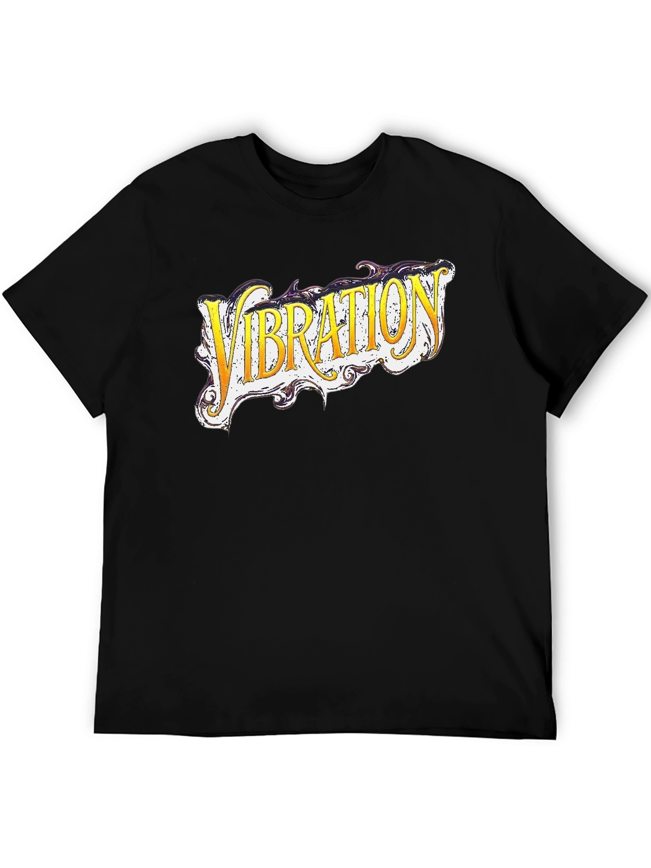 Vibration Graphic Black T-Shirt