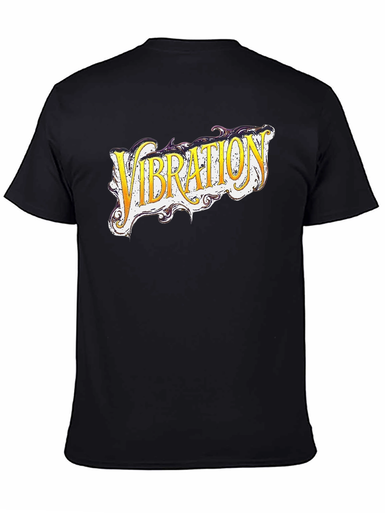 Vibration Graphic Black T-Shirt