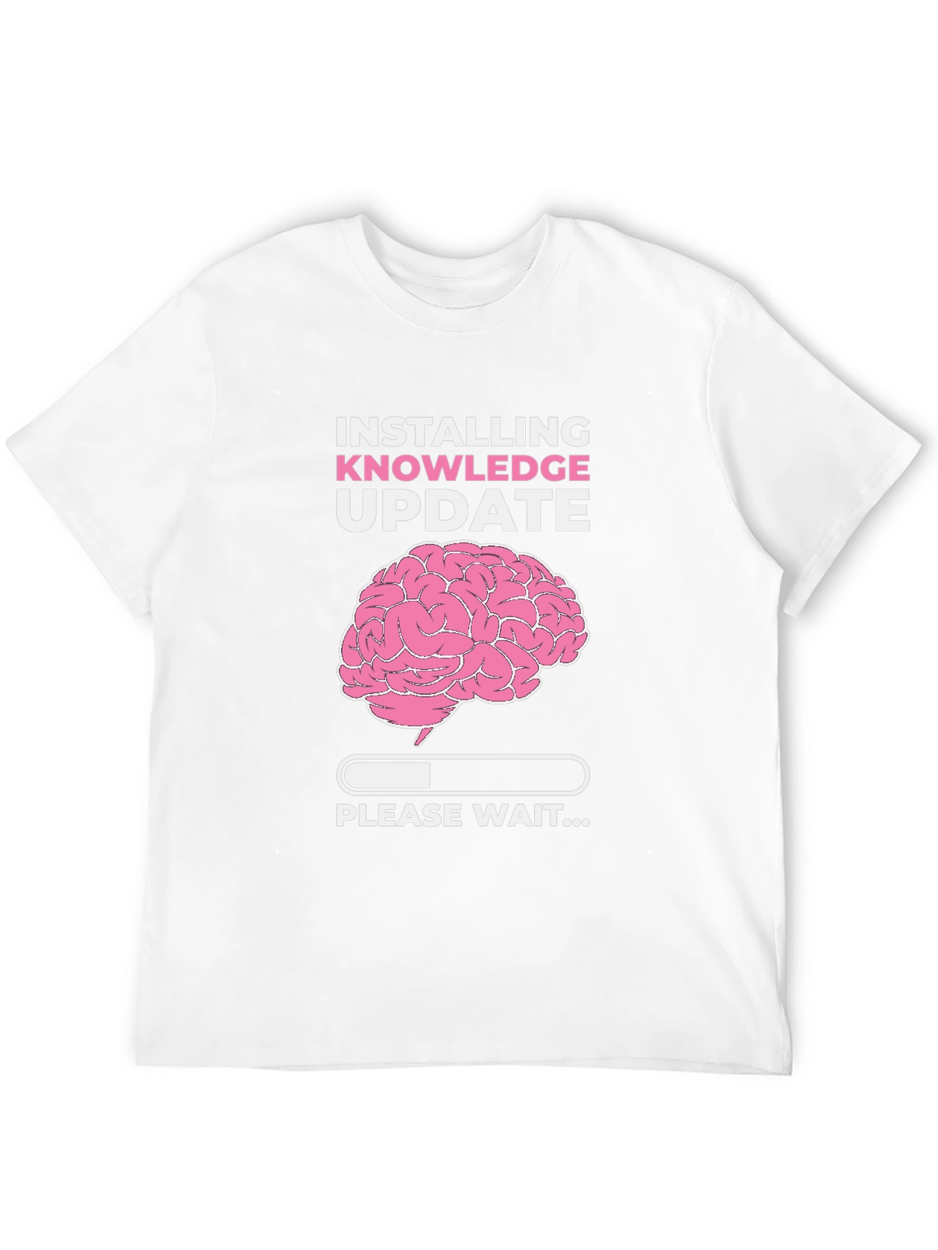 Installing Knowledge Update Black T-Shirt