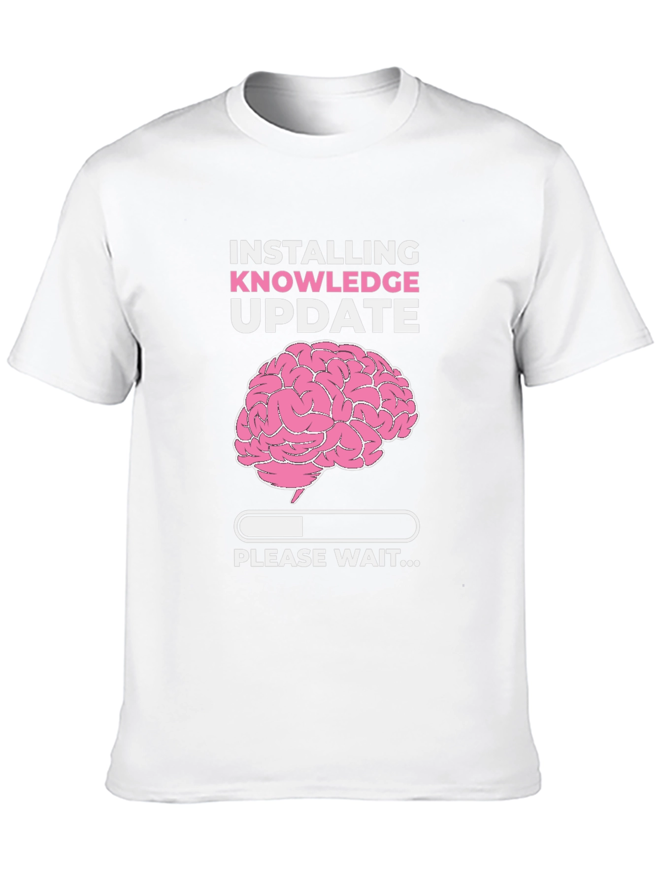 Installing Knowledge Update Black T-Shirt