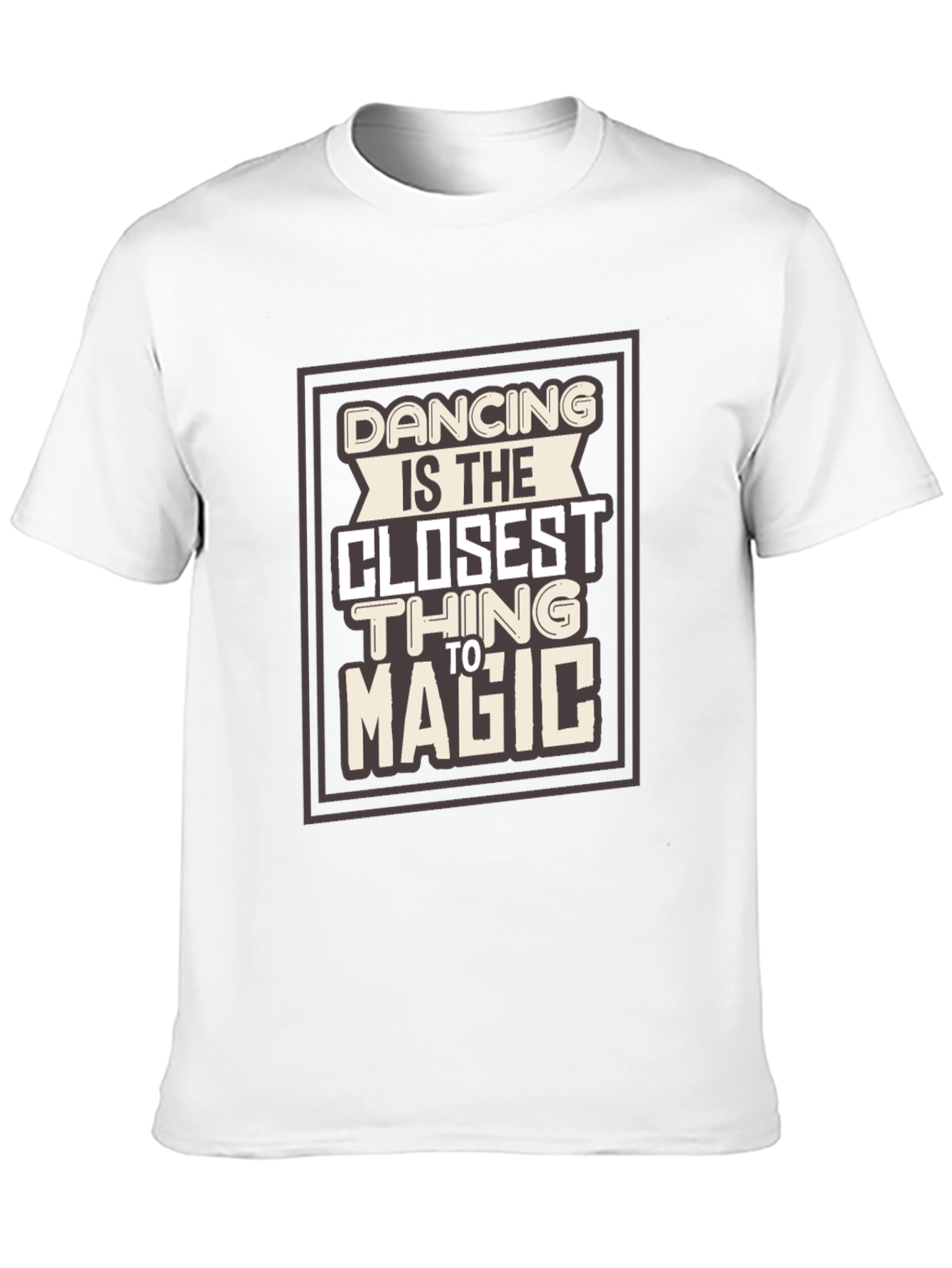 Dancing Is Magic Graphic Tee - Stylish Comfort