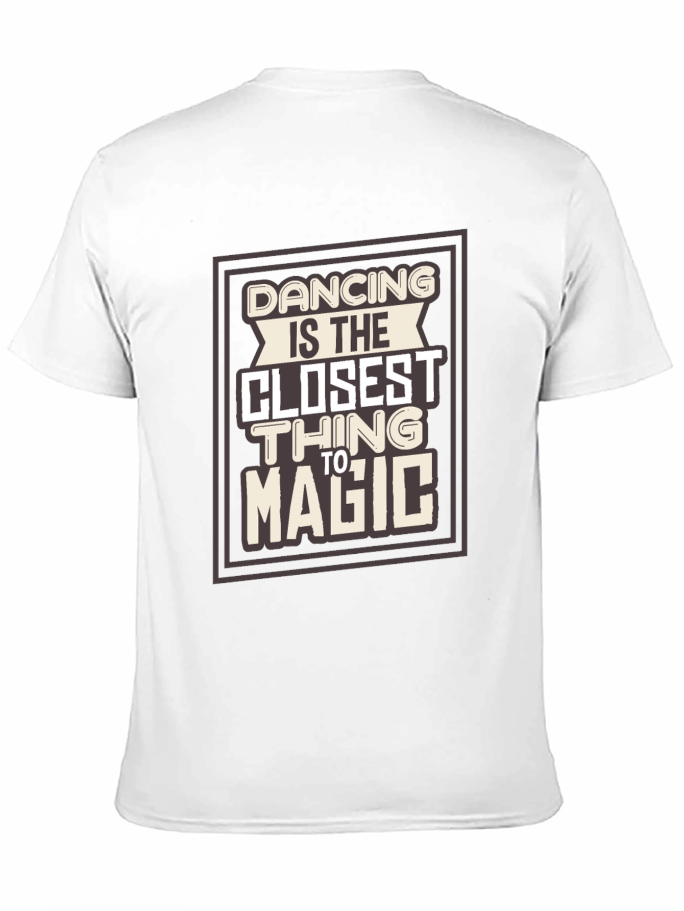 Dancing Is Magic Graphic Tee - Stylish Comfort