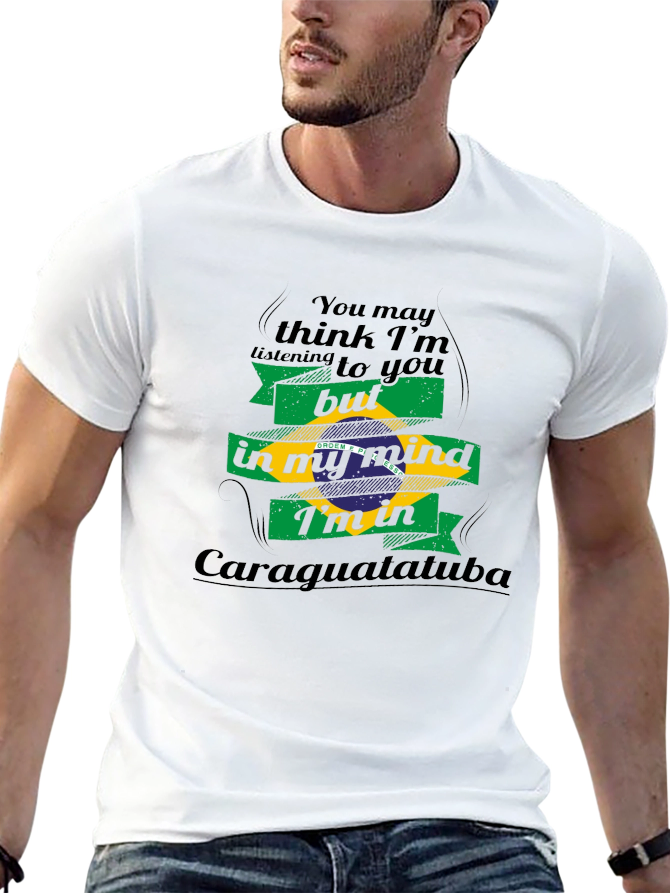 Caraguatatuba Mind T-Shirt - Brazil Novelty Tee