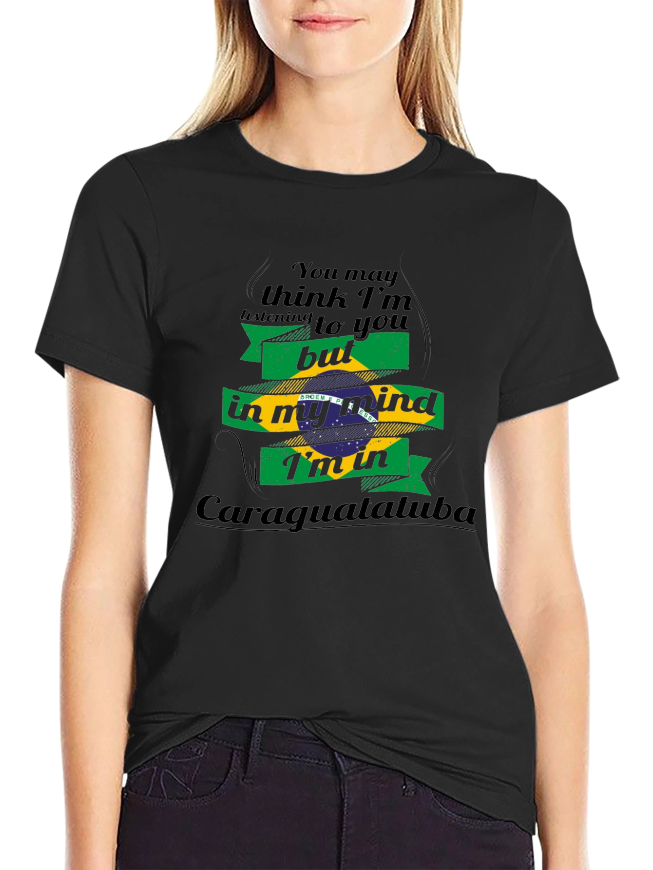 Caraguatatuba Mind T-Shirt - Brazil Novelty Tee