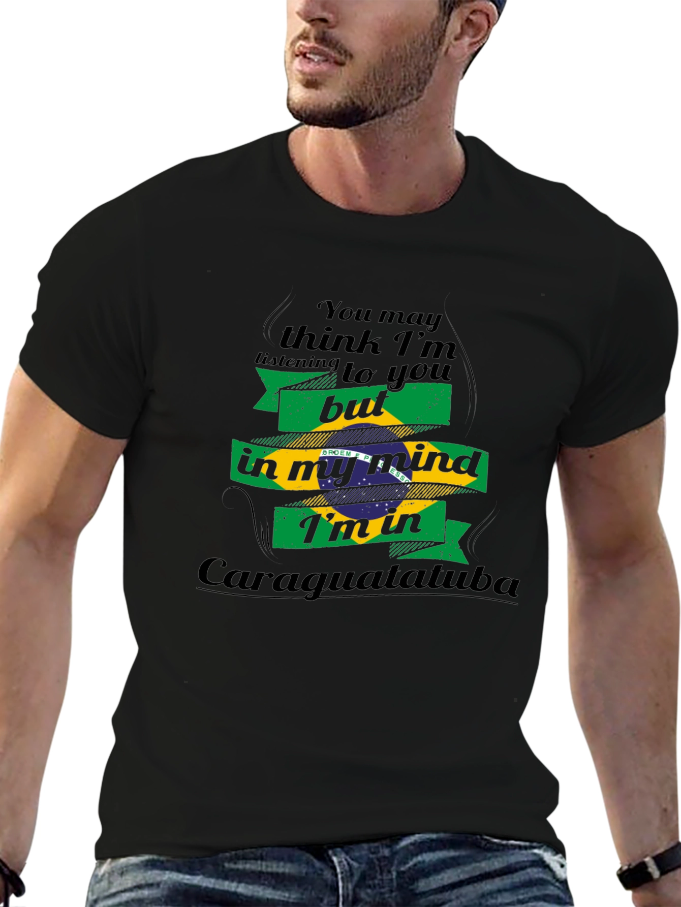 Caraguatatuba Mind T-Shirt - Brazil Novelty Tee