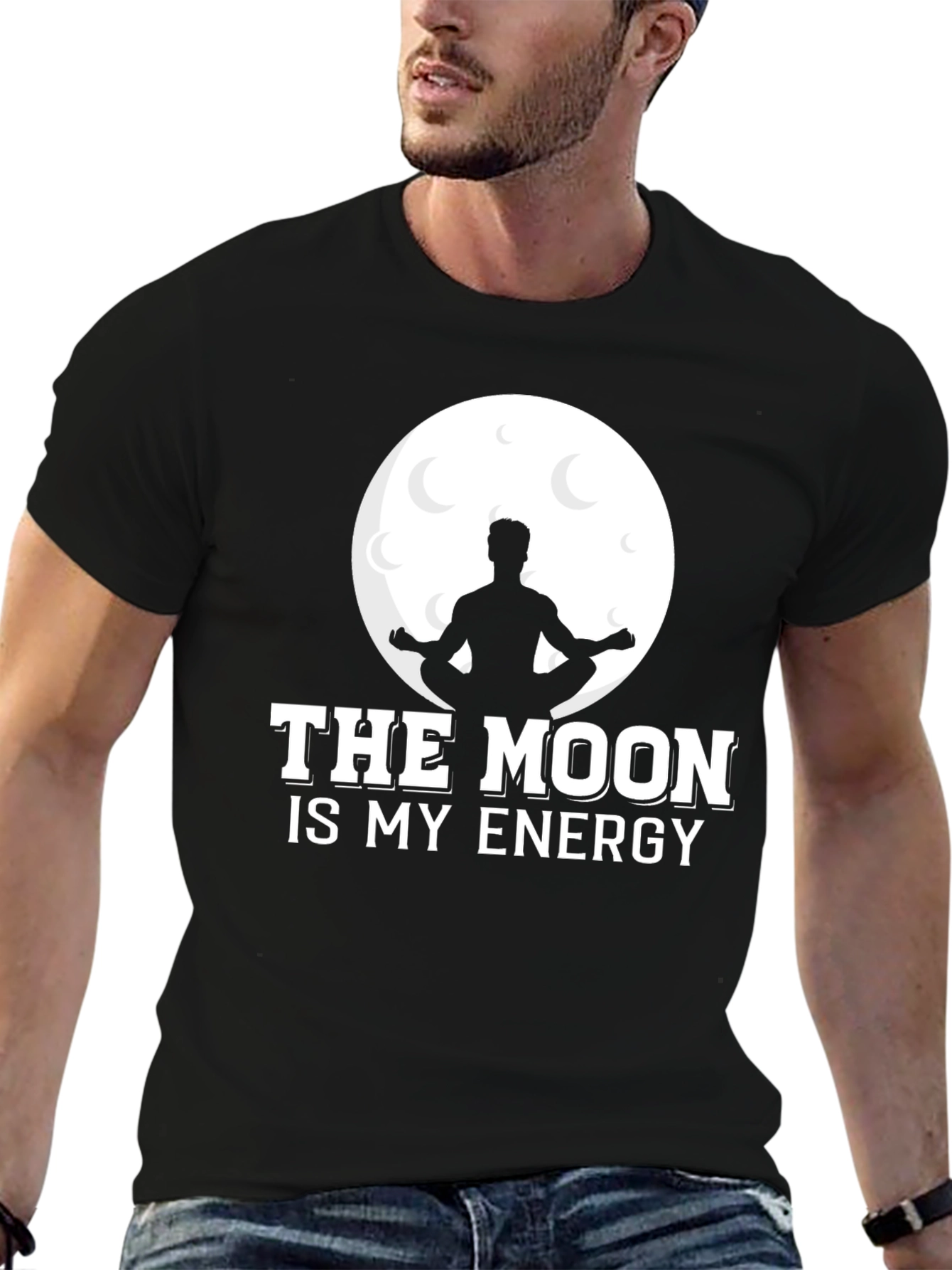 The Moon Is My Energy Graphic T-Shirt