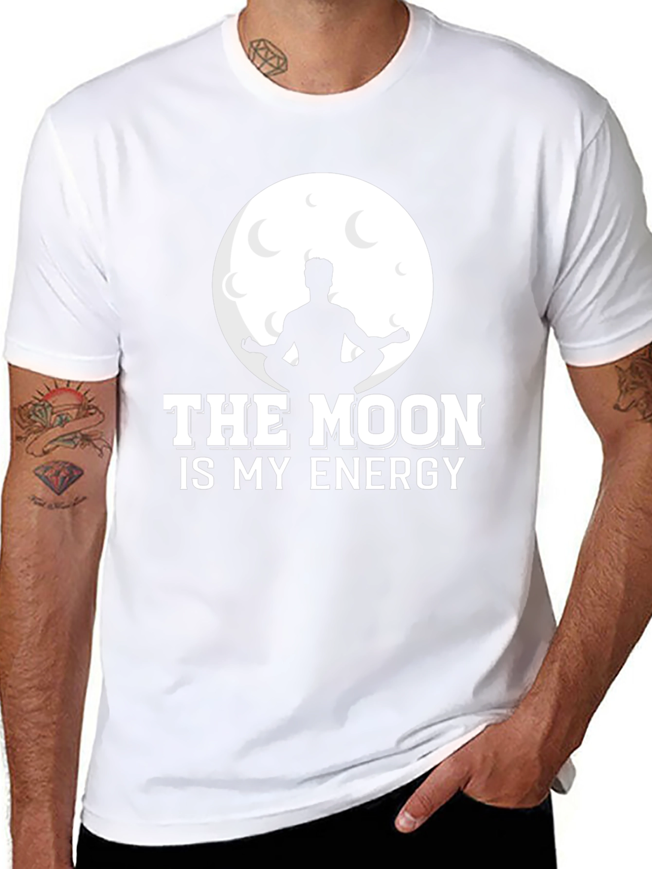 The Moon Is My Energy Graphic T-Shirt