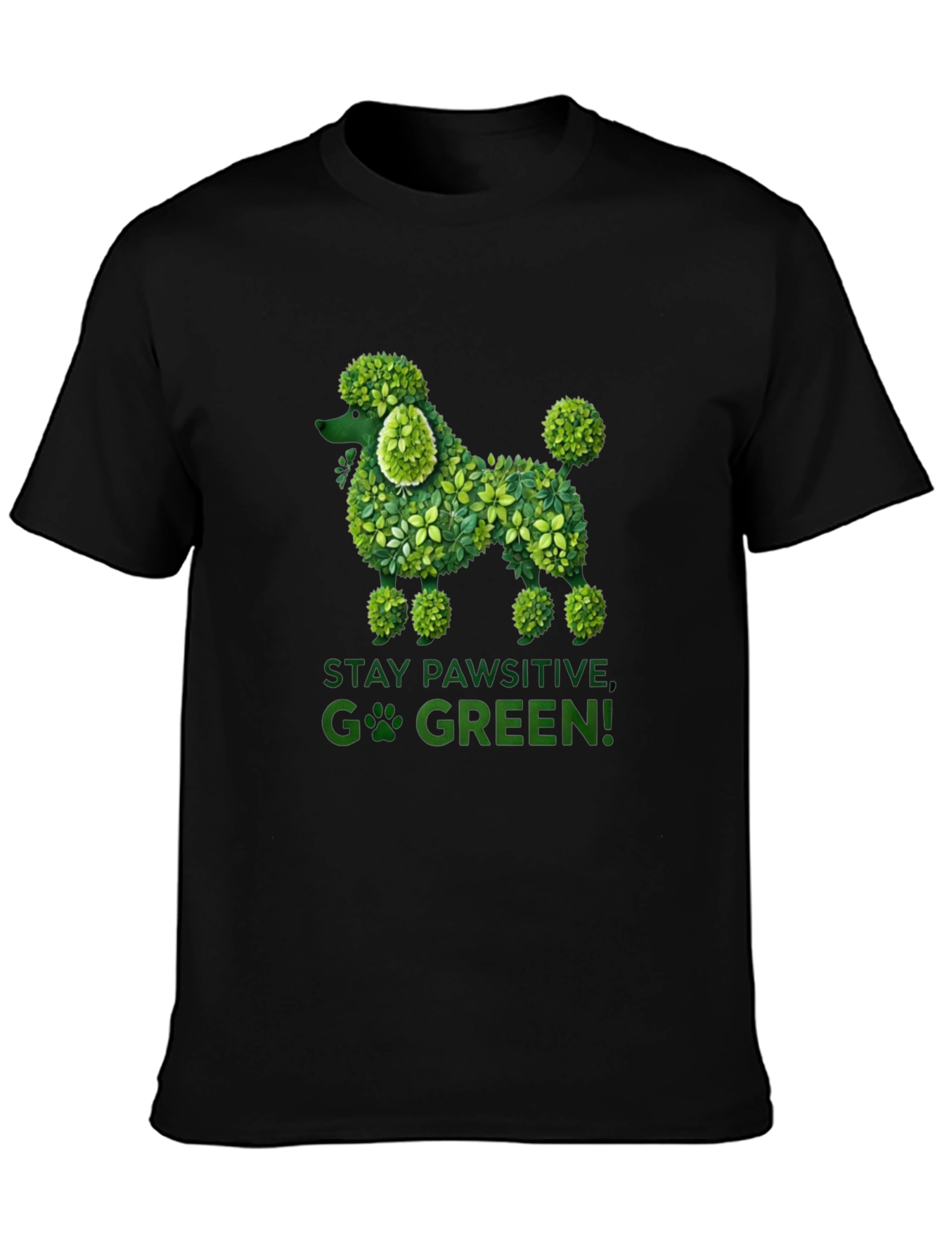 Eco-Friendly Poodle Graphic Tee